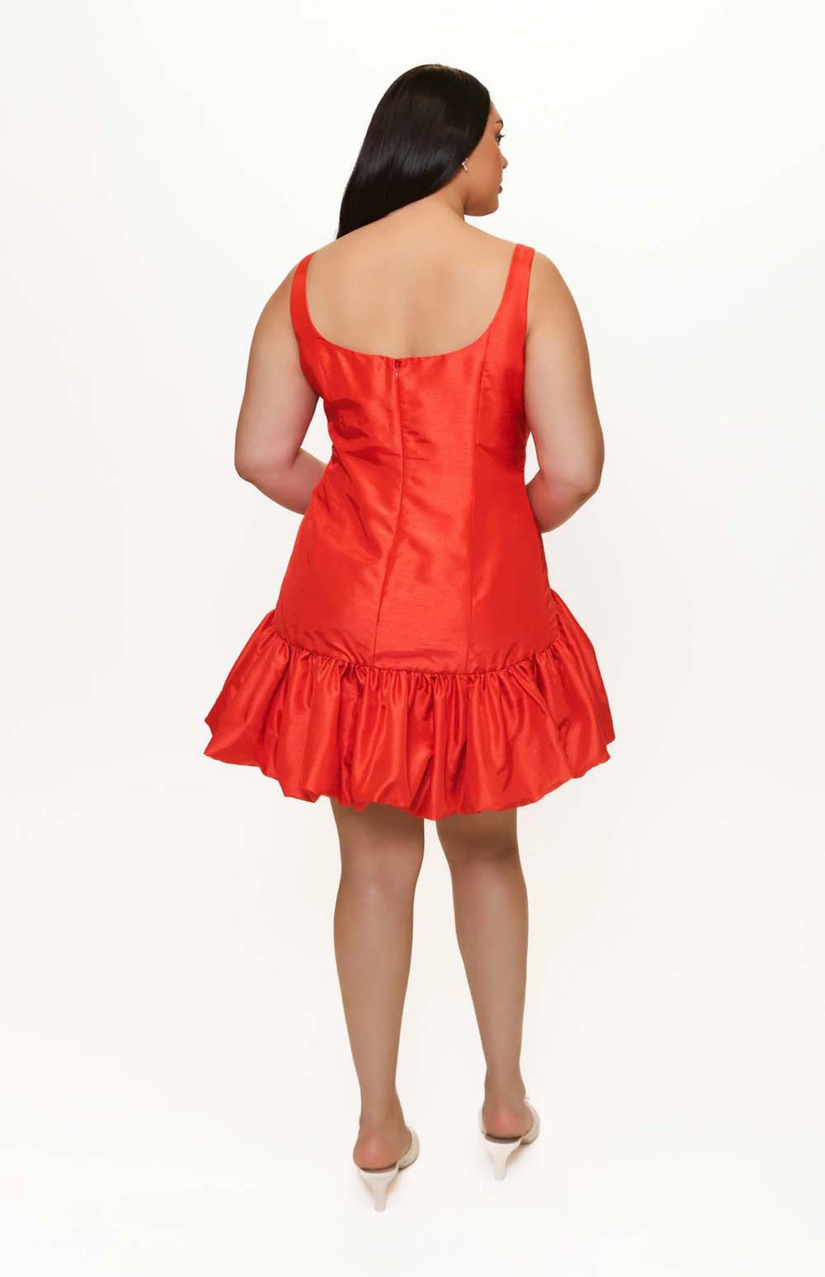 Skin Tone Lowry Dress in Poppy Red