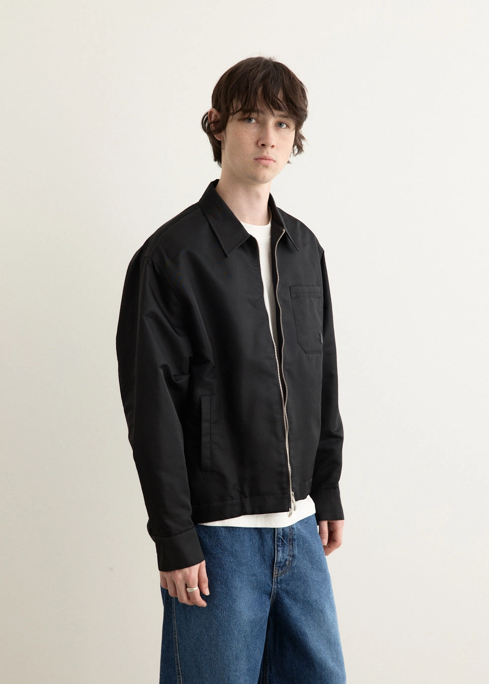 Non Restrictive Movement Significant Insulated Nylon Jacket