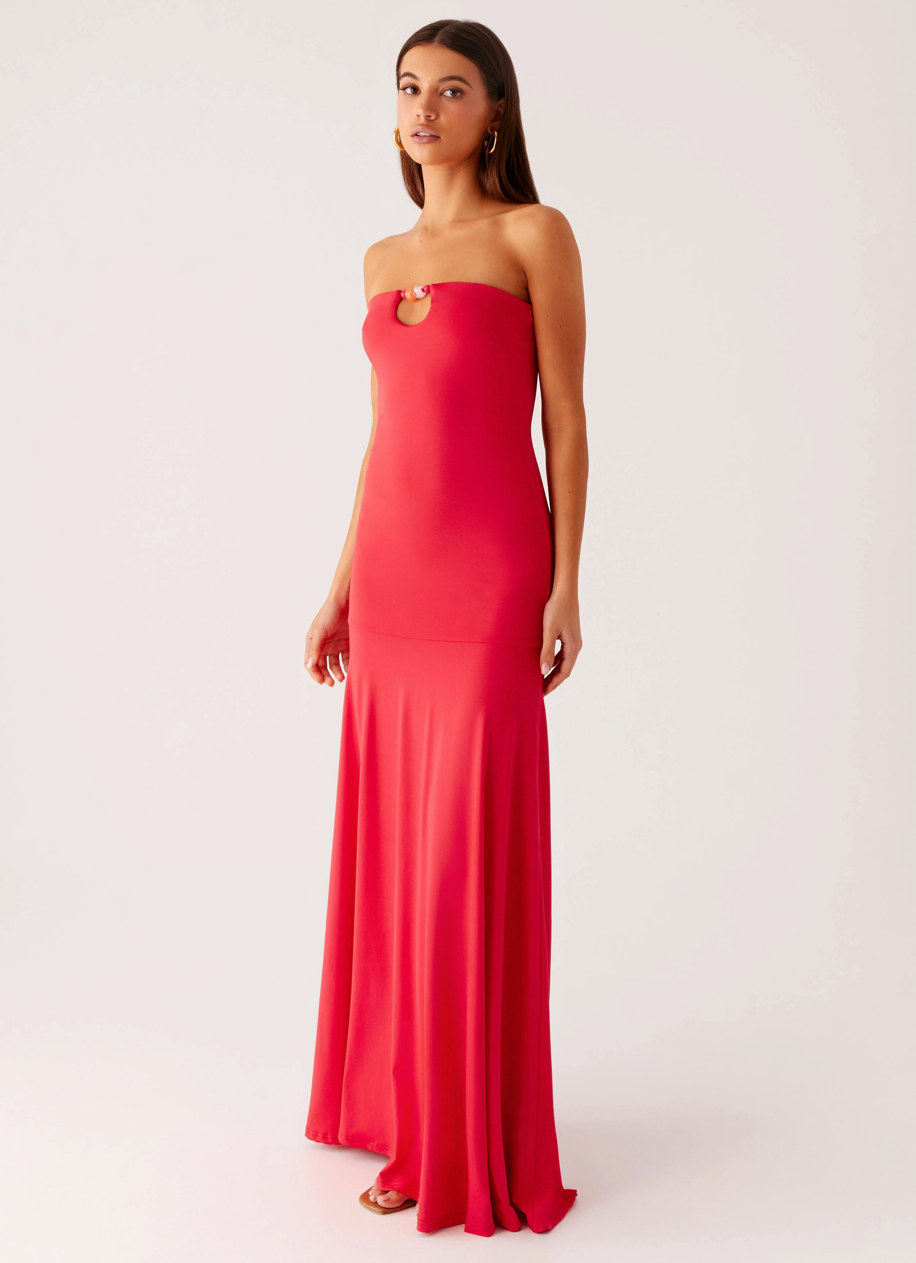 Night Out Hurts Like Hell Maxi Dress - Pink