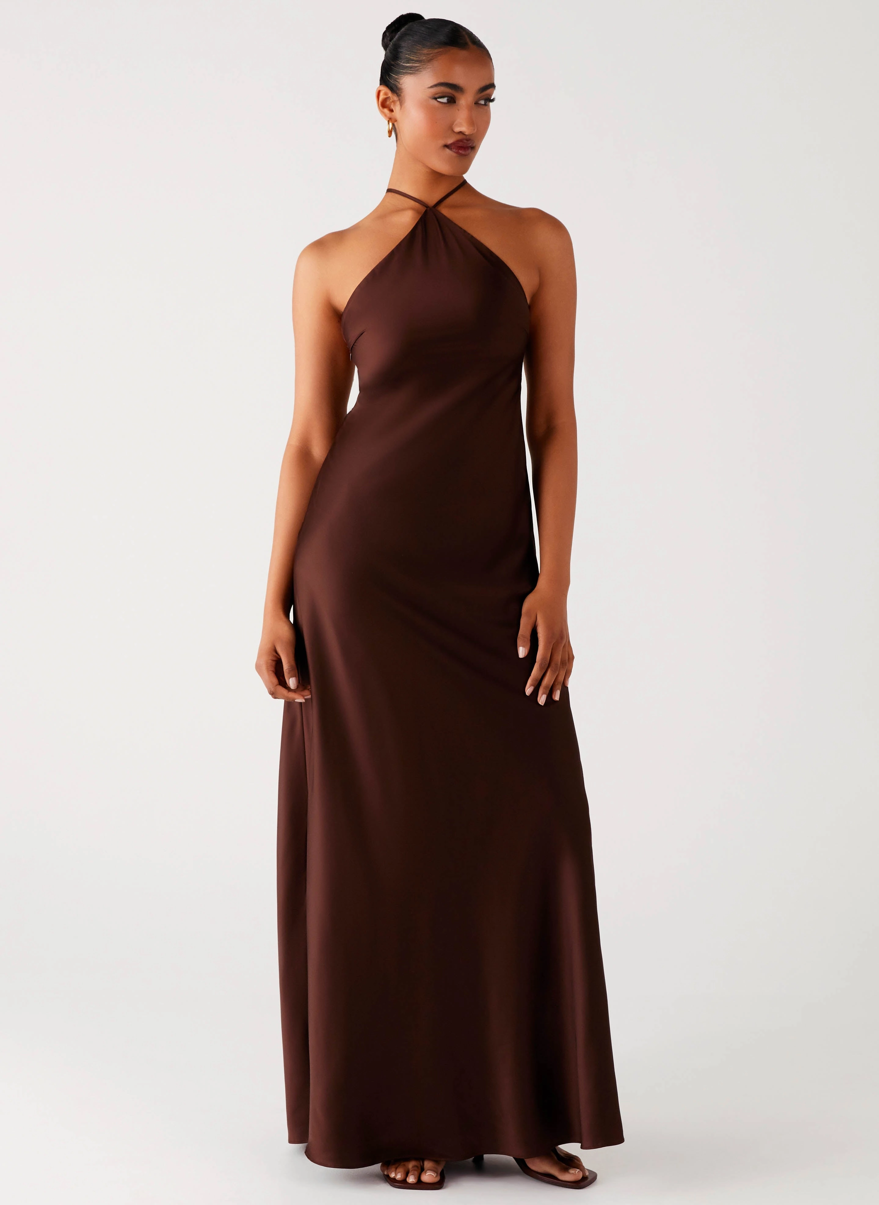 Tulama Maxi Dress - Chocolate Winter Classic