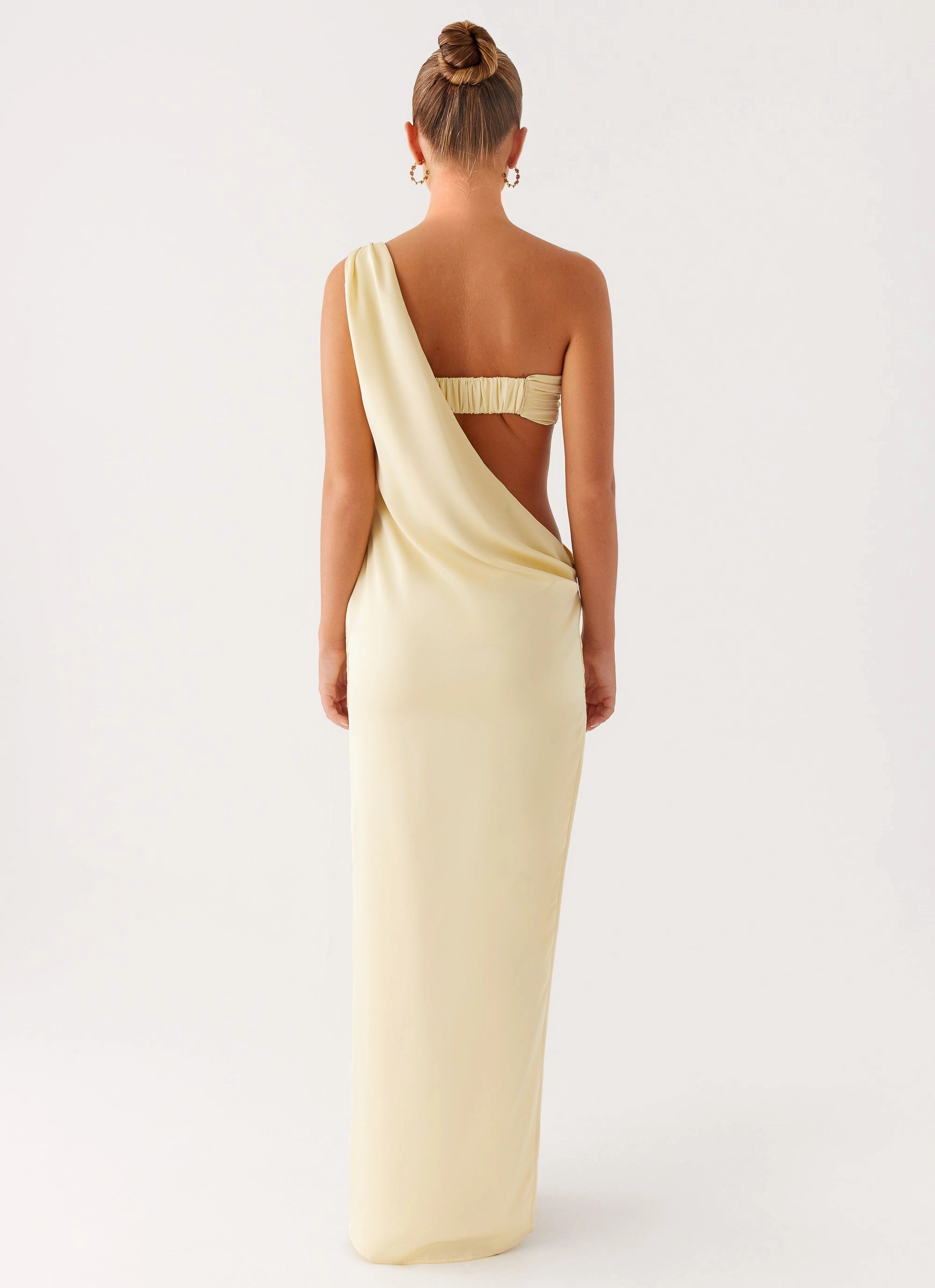 Cooper Maxi Dress - Yellow Easy Layering Piece Comfortable texture