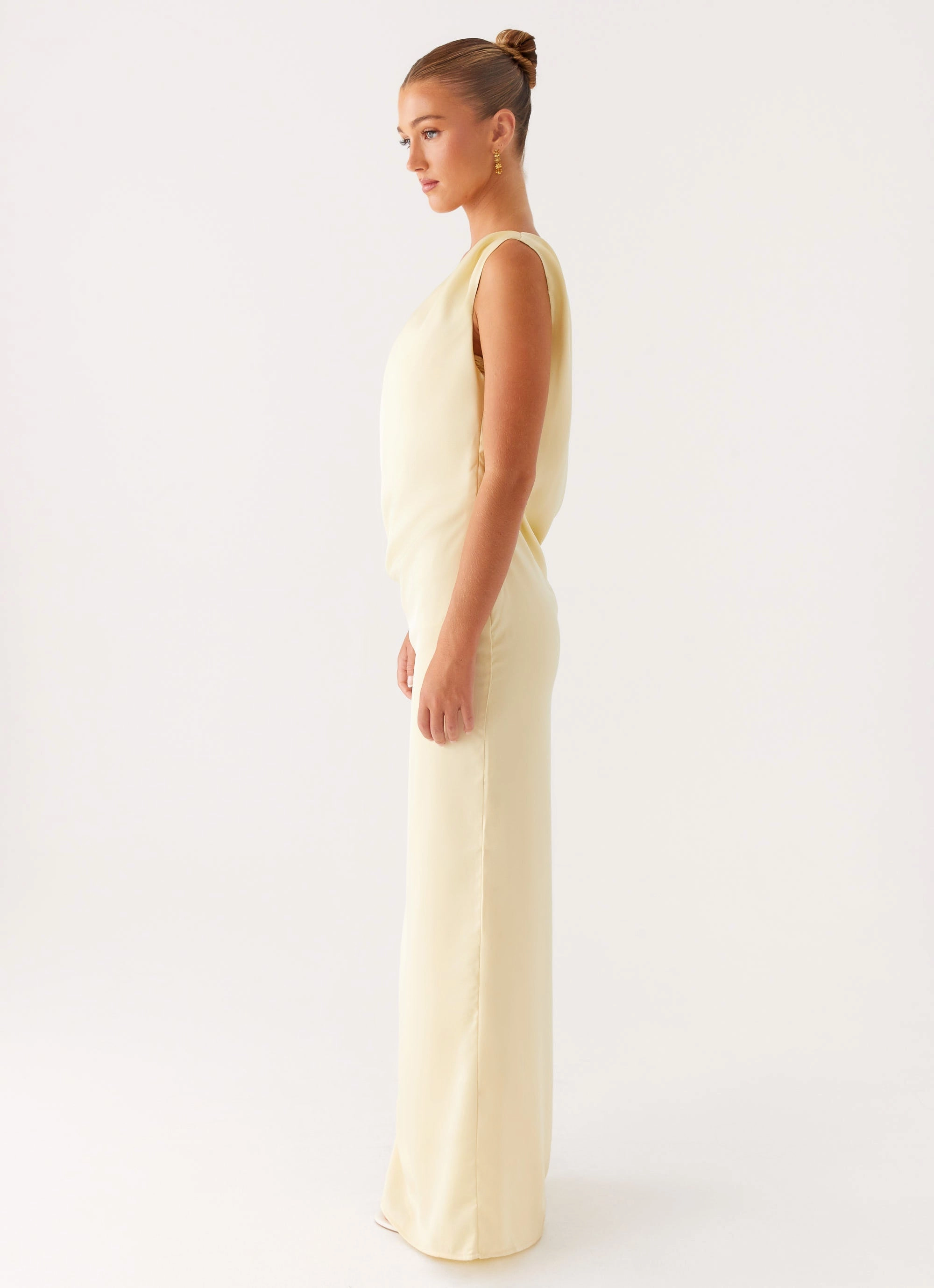 Sophisticated Edge Workwear Comfort Cooper Maxi Dress - Yellow