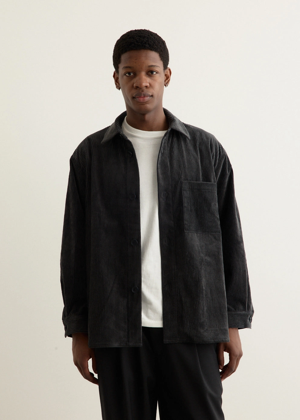 Warm Lining Corduroy Shirt Jacket
