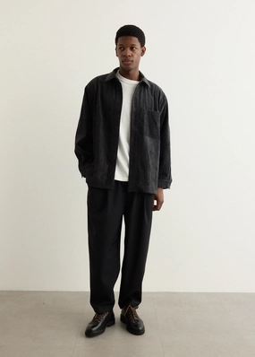 Corduroy Shirt Jacket Layered Wind Barrier