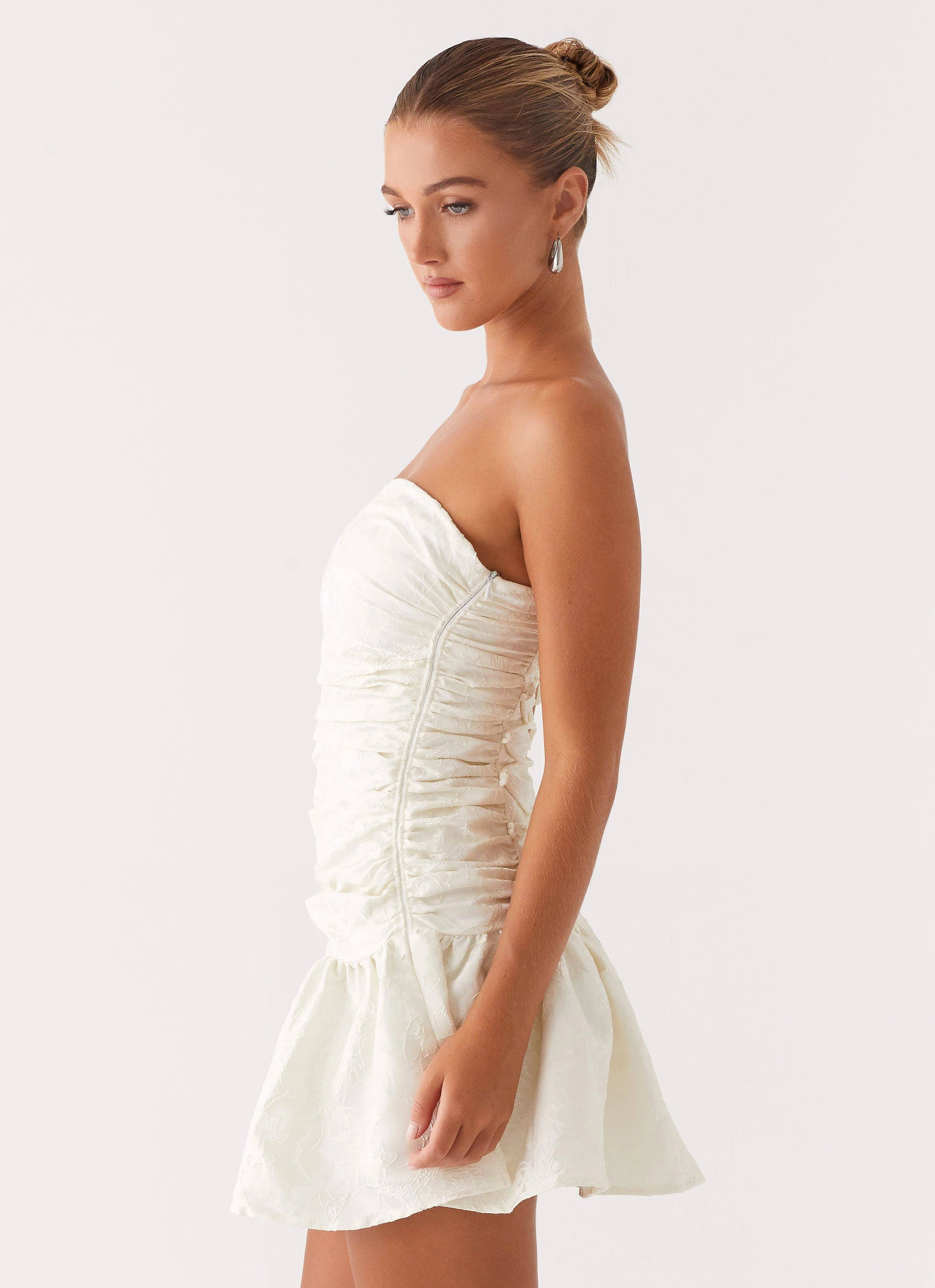 Ray Of Light Mini Dress - White Gentle Shine