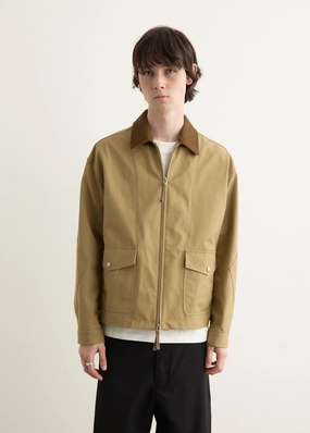 Lightweight Shell No Collar Cotton Nylon Cordura 3L Jacket