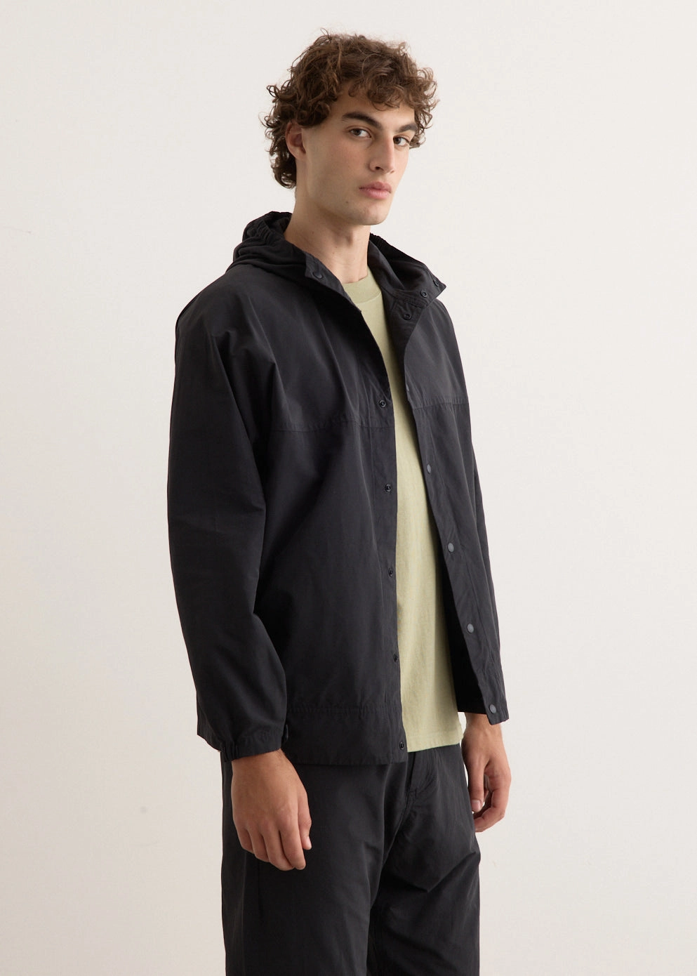 Cotton Nylon Short Parka Thick Fabric Heavyweight Durability