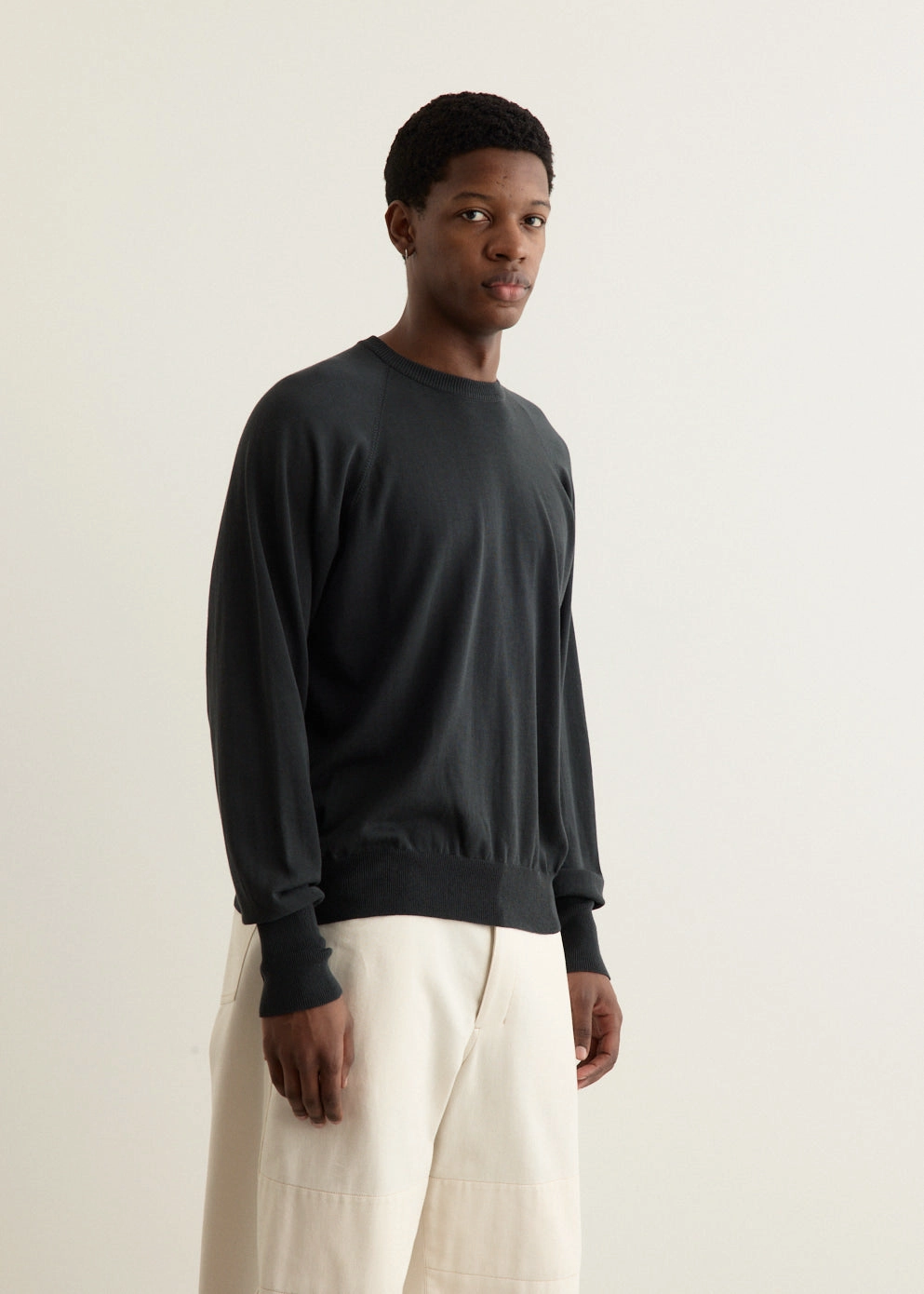 Cotton/Silk Pullover Modern Touch
