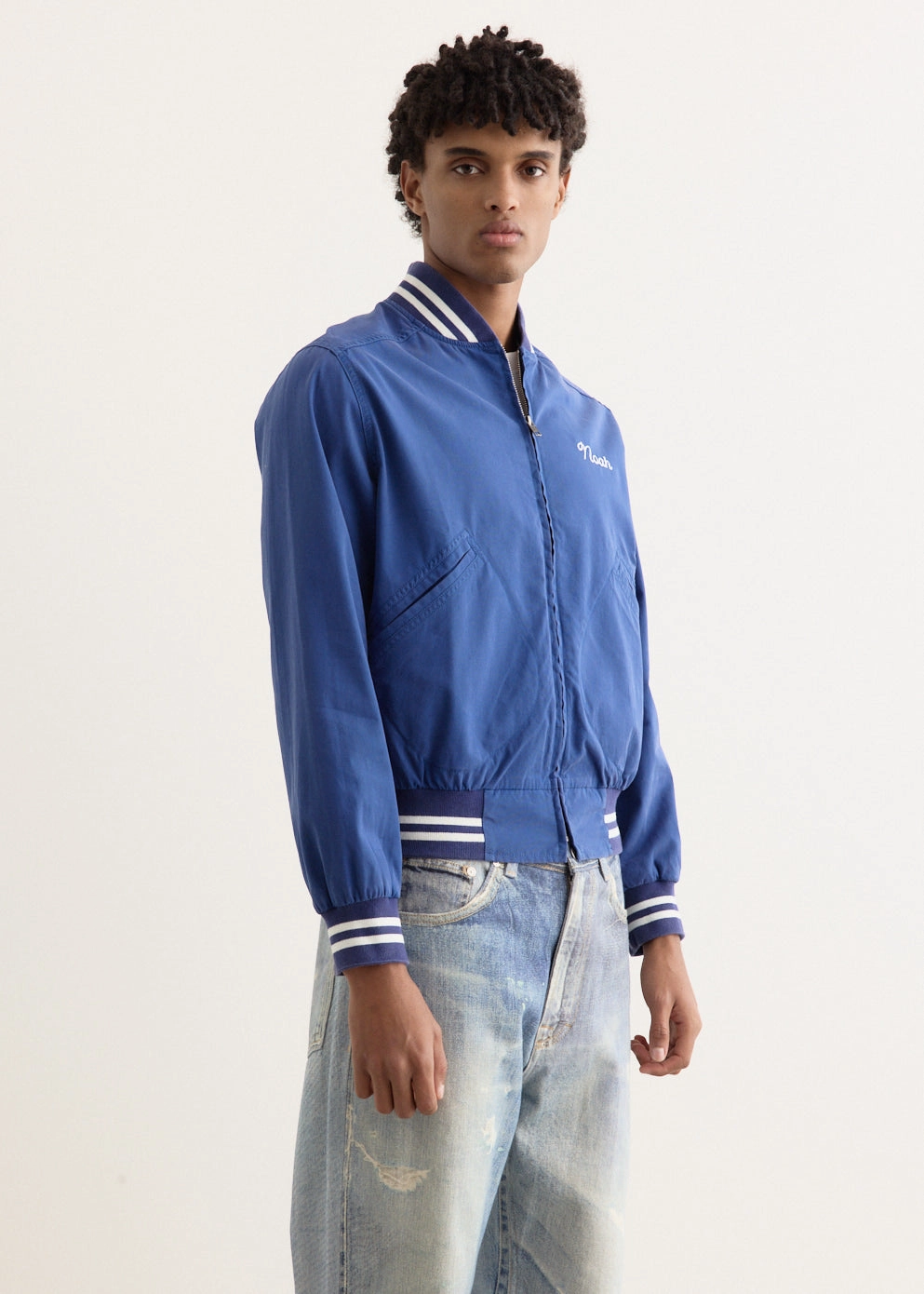 Cotton Varsity Jacket Bonded Seam Technology Soft Comfort Design