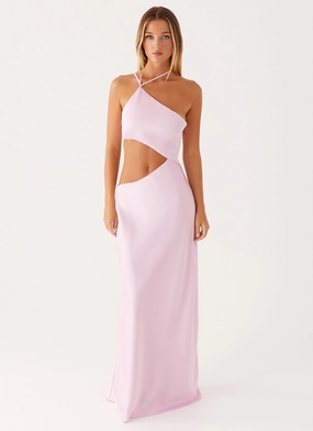 Courtney Maxi Dress - Pink flowy style Chic Comfort