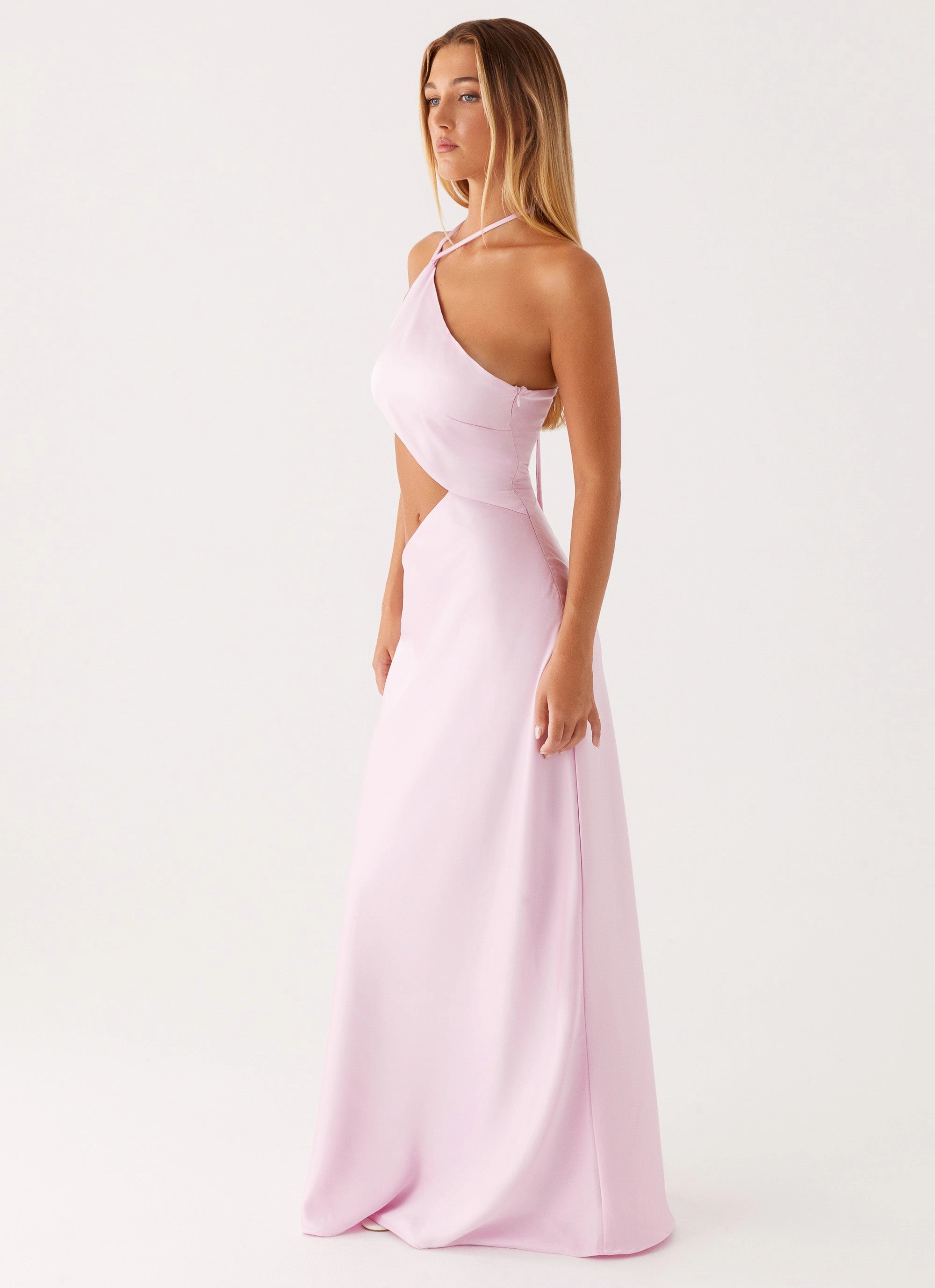 Courtney Maxi Dress - Pink Silk Flow Relax Fit