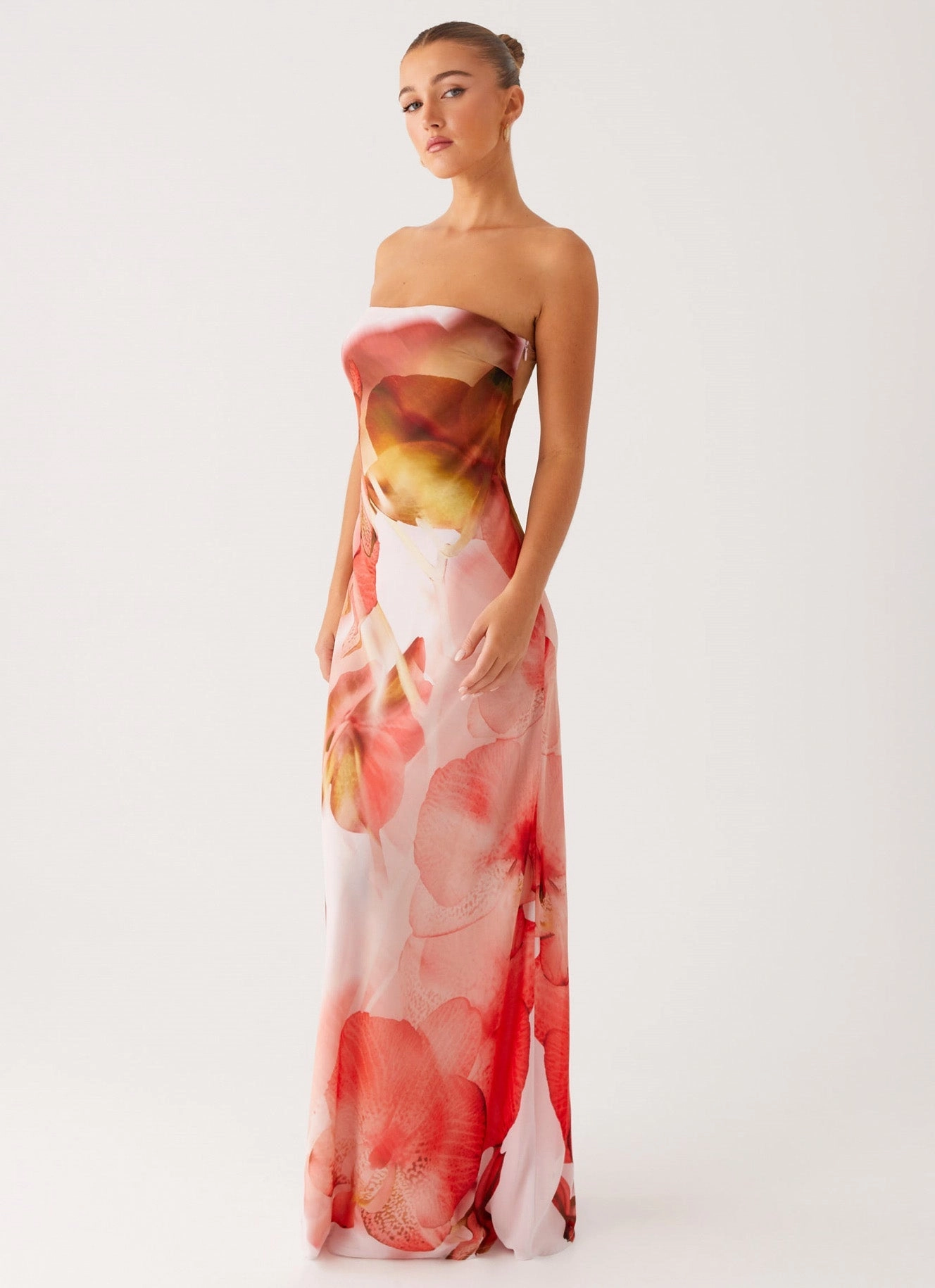 Work Vibes Kunis Maxi Dress - Peach Rose