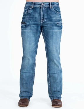 Cowgirl Tuff Womens Casey II Medium Wash Cotton Blend Jeans Low Impact Processing Balanced Look