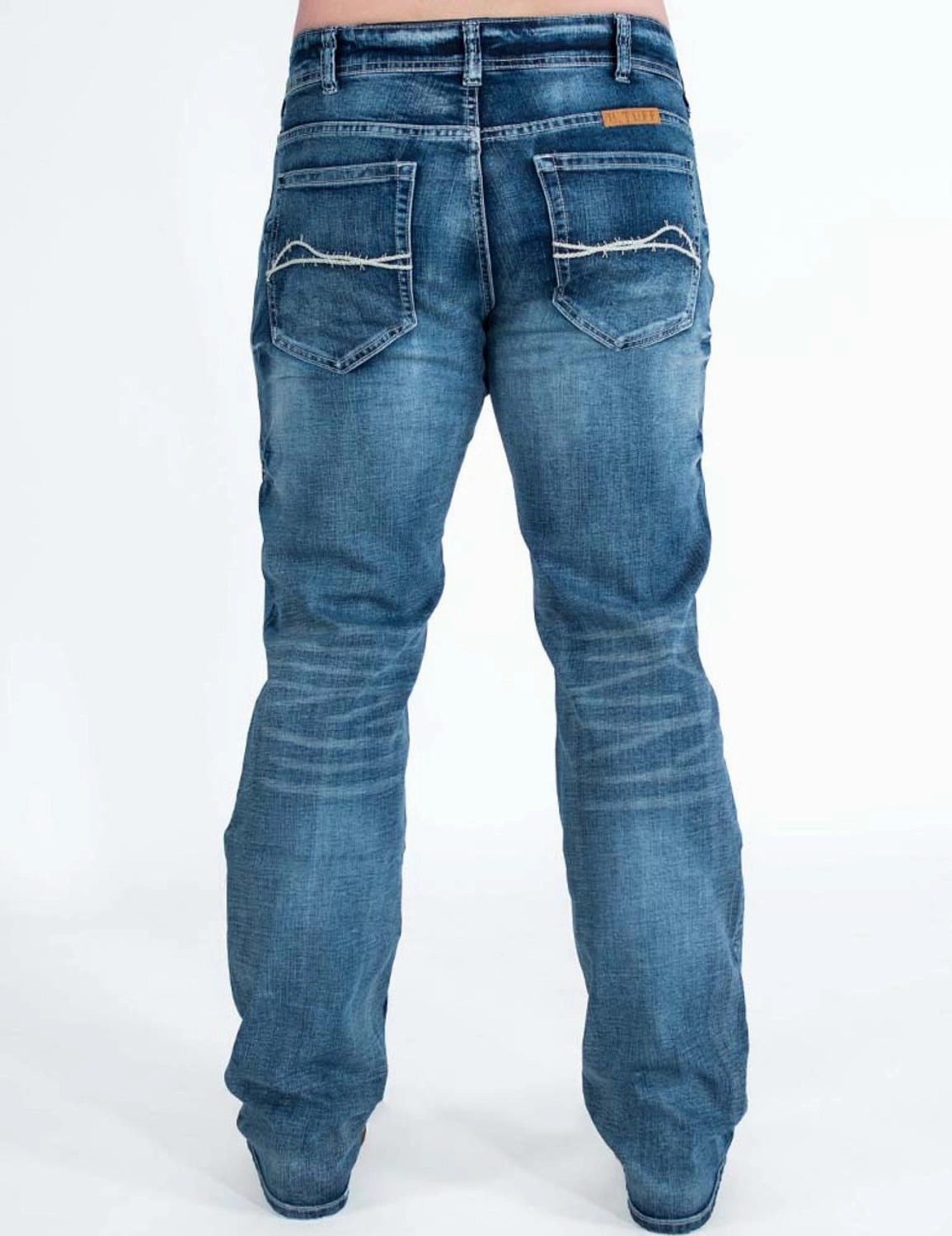 Sharp Comfort School Fit Cowgirl Tuff Womens Casey II Medium Wash Cotton Blend Jeans