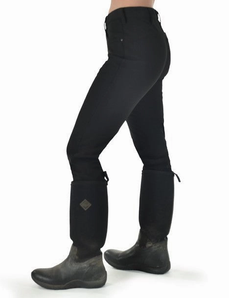 Clean Finish Casual Friday Versatile Cowgirl Tuff Womens WPH Tuck-In Black Nylon Work Pants