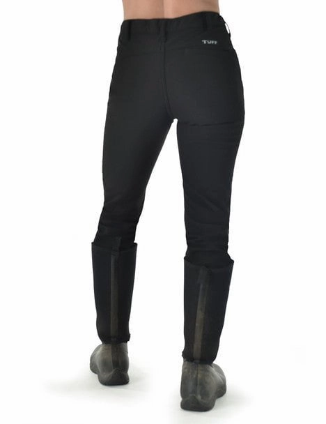 Relaxed Look Cowgirl Tuff Womens WPH Tuck-In Black Nylon Work Pants