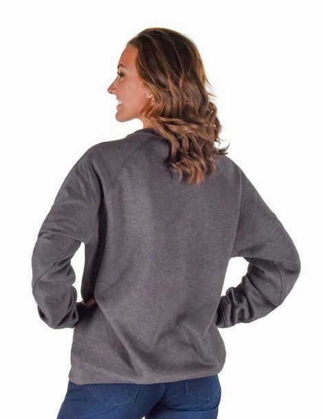 Classic Knit Cowgirl Tuff Womens Yes I'm Cold Charcoal Poly/Rayon Sweatshirt