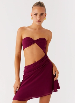 Trendy Wearable Marbella Mini Dress - Violetta