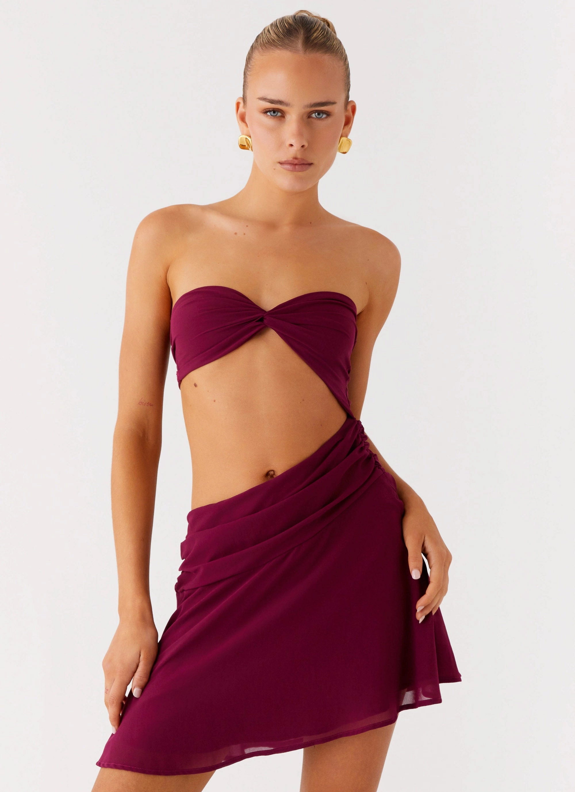 Trendy Wearable Marbella Mini Dress - Violetta