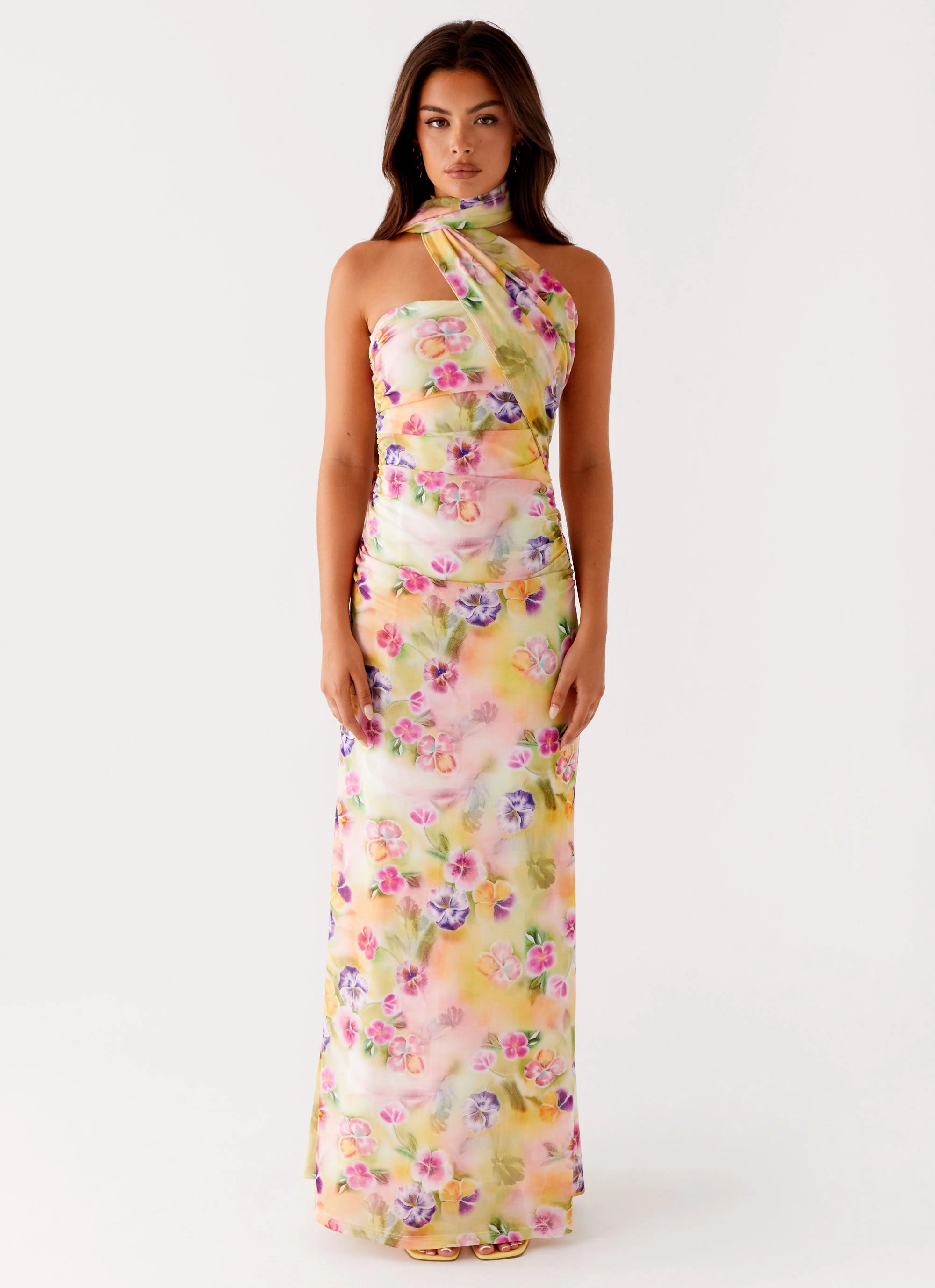 Songbird Maxi Dress - Sunburst Floral All Purpose Casual chic dress