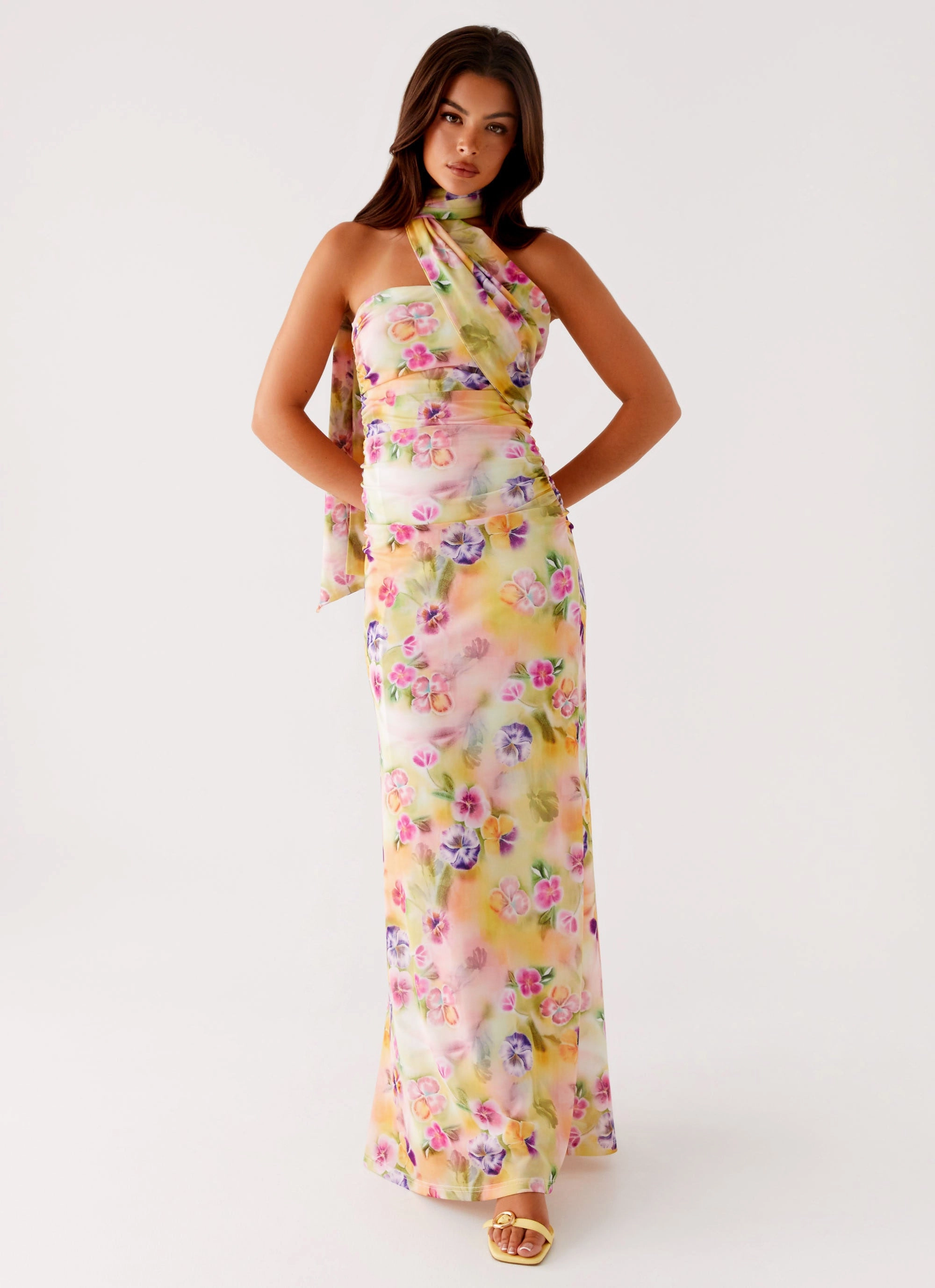 Timeless Vibe Songbird Maxi Dress - Sunburst Floral