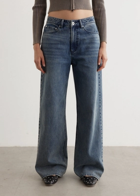Crash Baggy Jeans Cool Tone Core Wardrobe