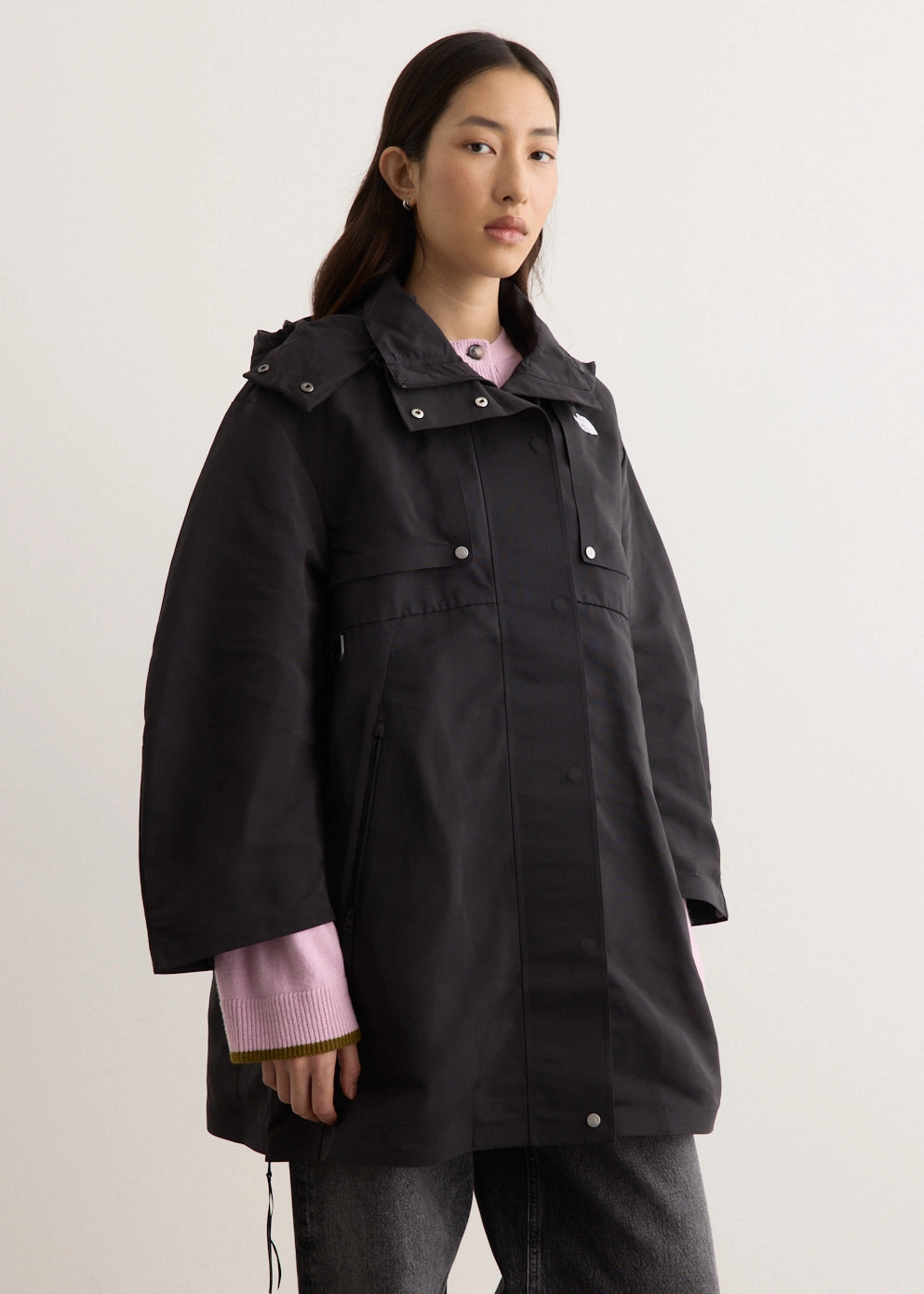 City Walker Wind Parka Secure Closure Systems Functional Piece