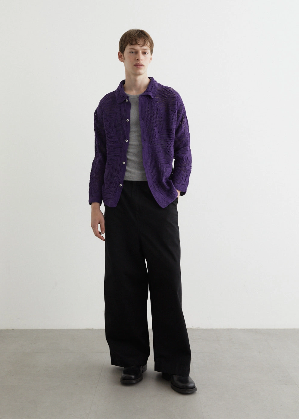 Crochet Overshirt Relax time MachineWashable