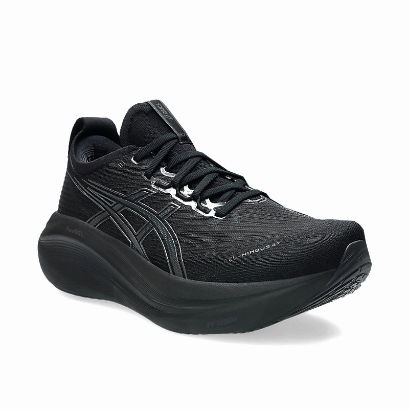 Dynamic Arch Bridge polo shoes Men's Gel-Nimbus 27 (WIDE) Black/Graphite Grey