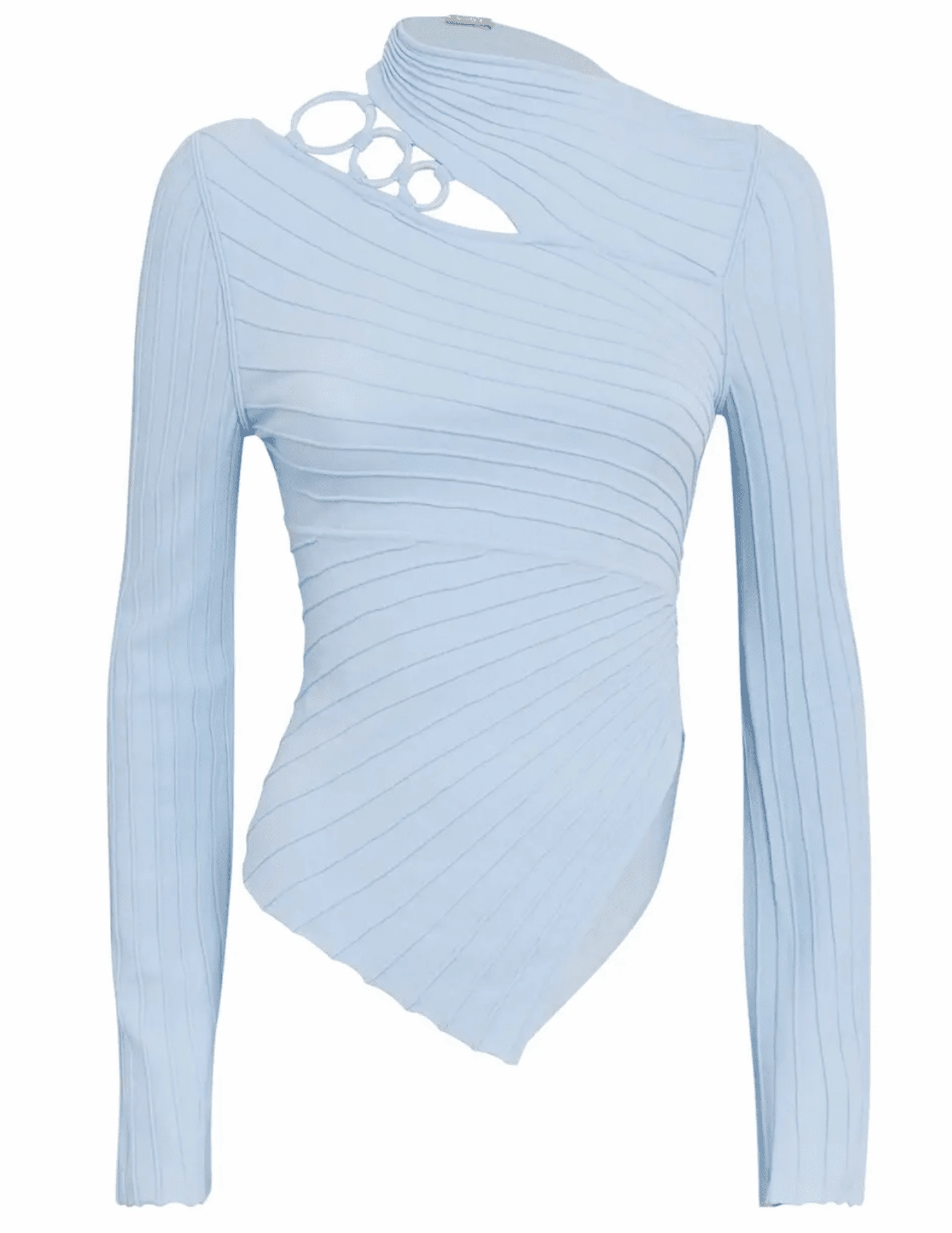 Cult Gaia Tayla Knit Long Sleeve Top SALE Layered Must-Have Versatile Outfit