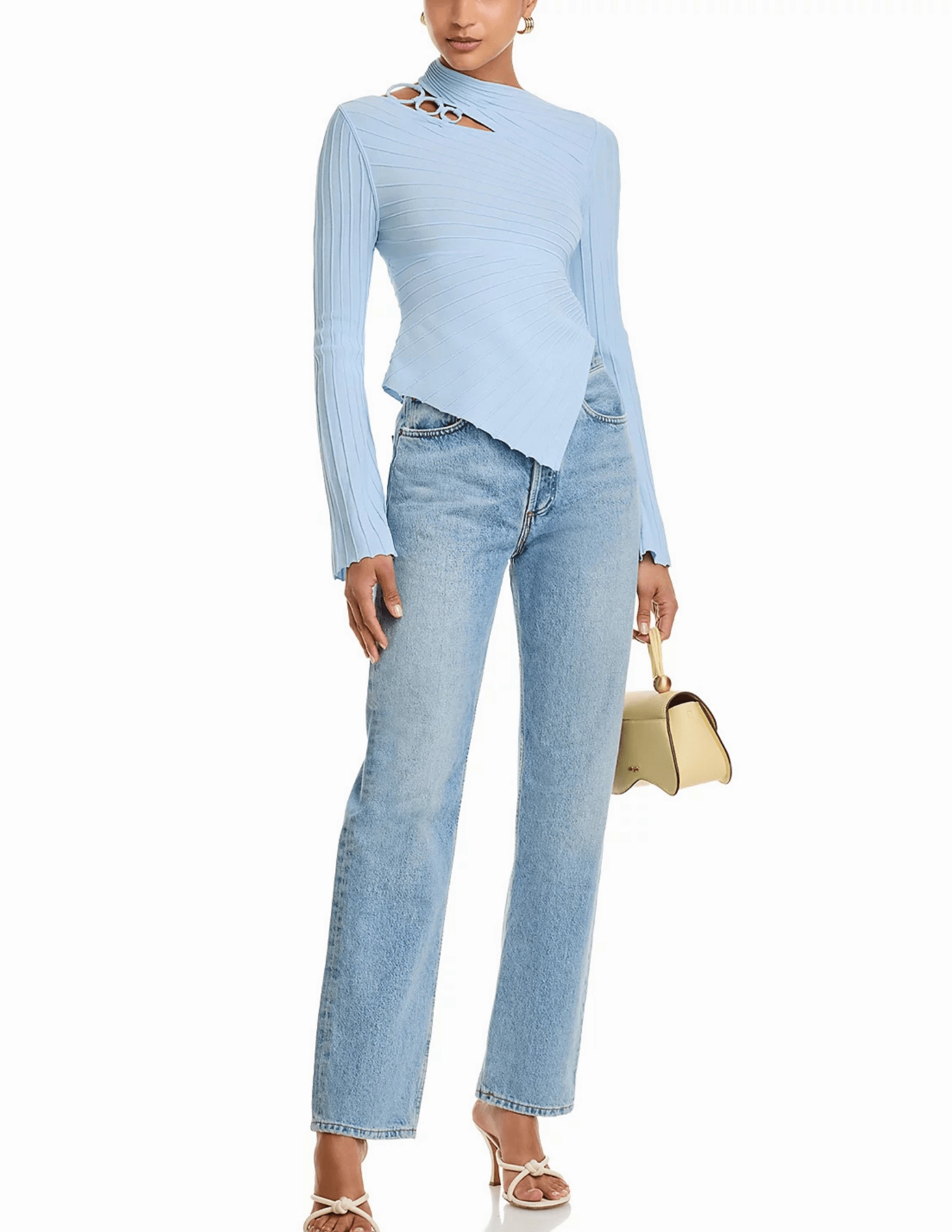 Chic Comfort Temperature Regulating Cult Gaia Tayla Knit Long Sleeve Top SALE