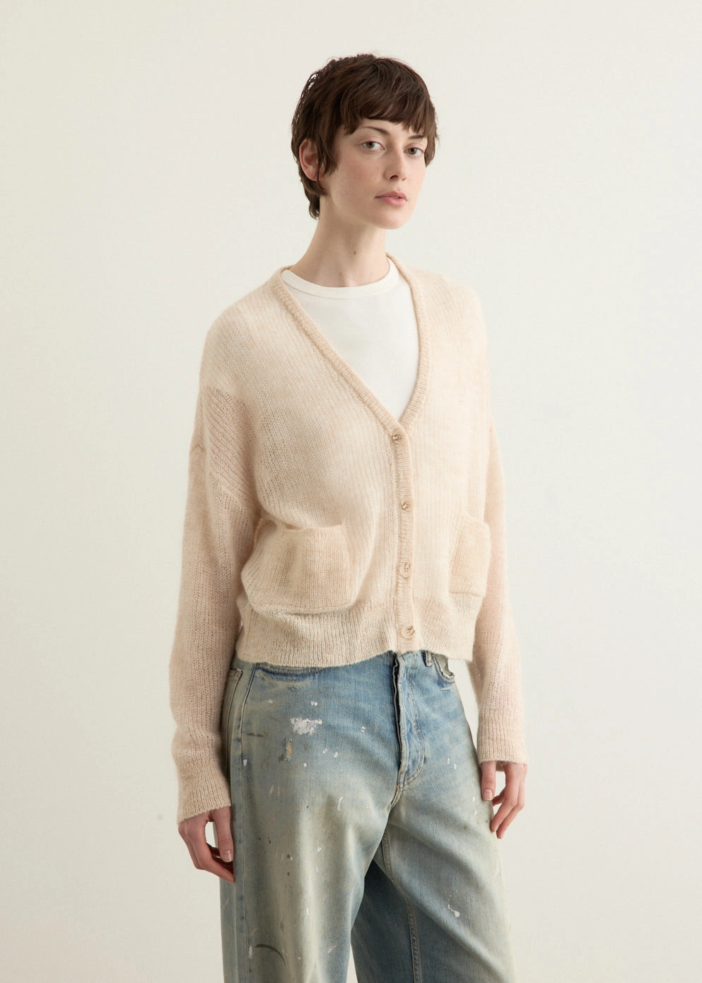Ventilated Mesh Panels All-Day Use Cupola Relaxed Cardigan
