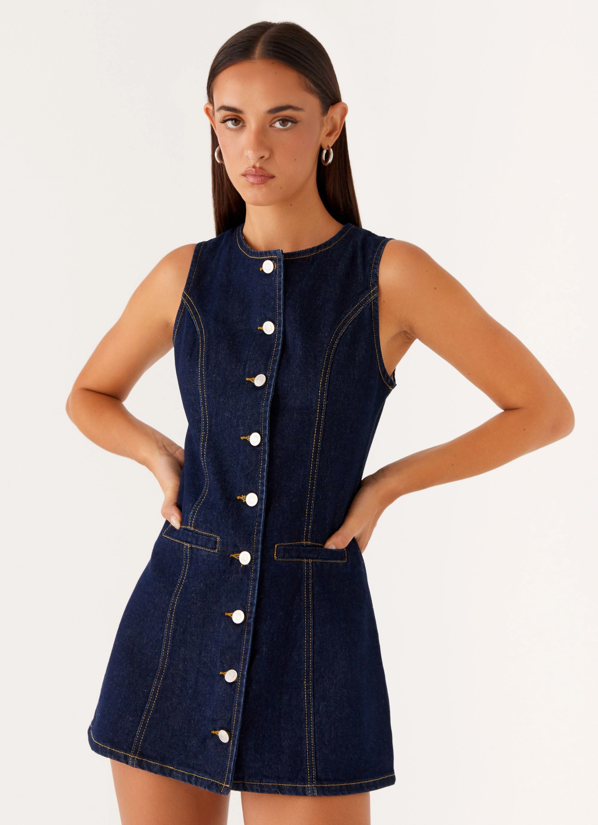 Dolton Mini Dress - Indigo Chic And Comfortable