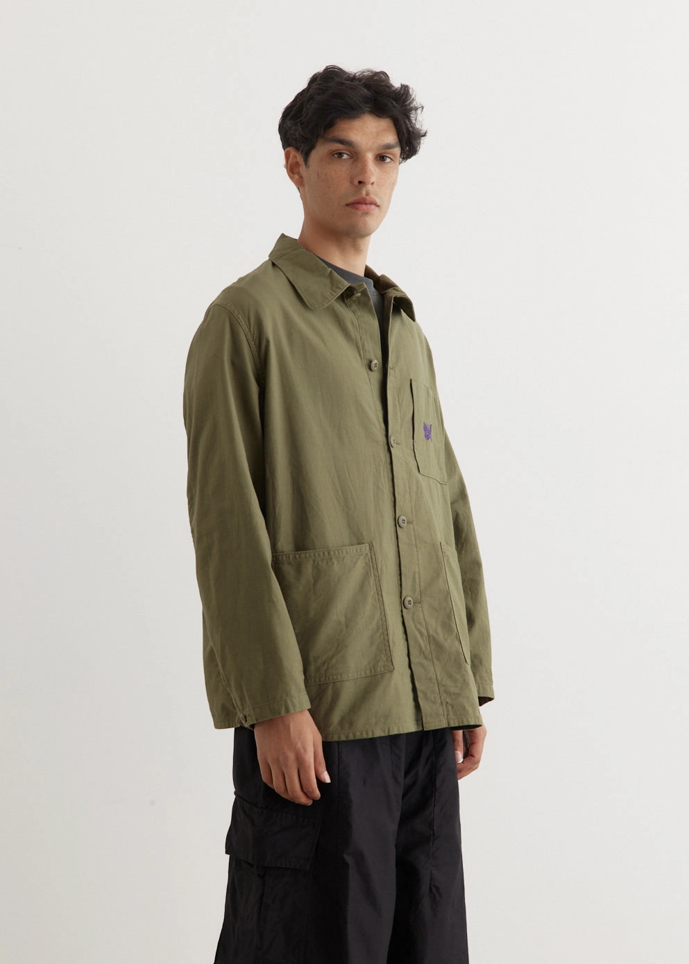 Lightweight Polyester Blend Elastic cuffs D.N. Coverall Jacket