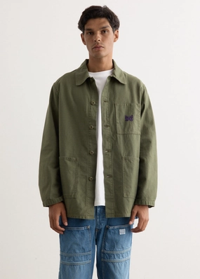 D.N. Coverall Flatlock stitching Seamless Knit Cuffs