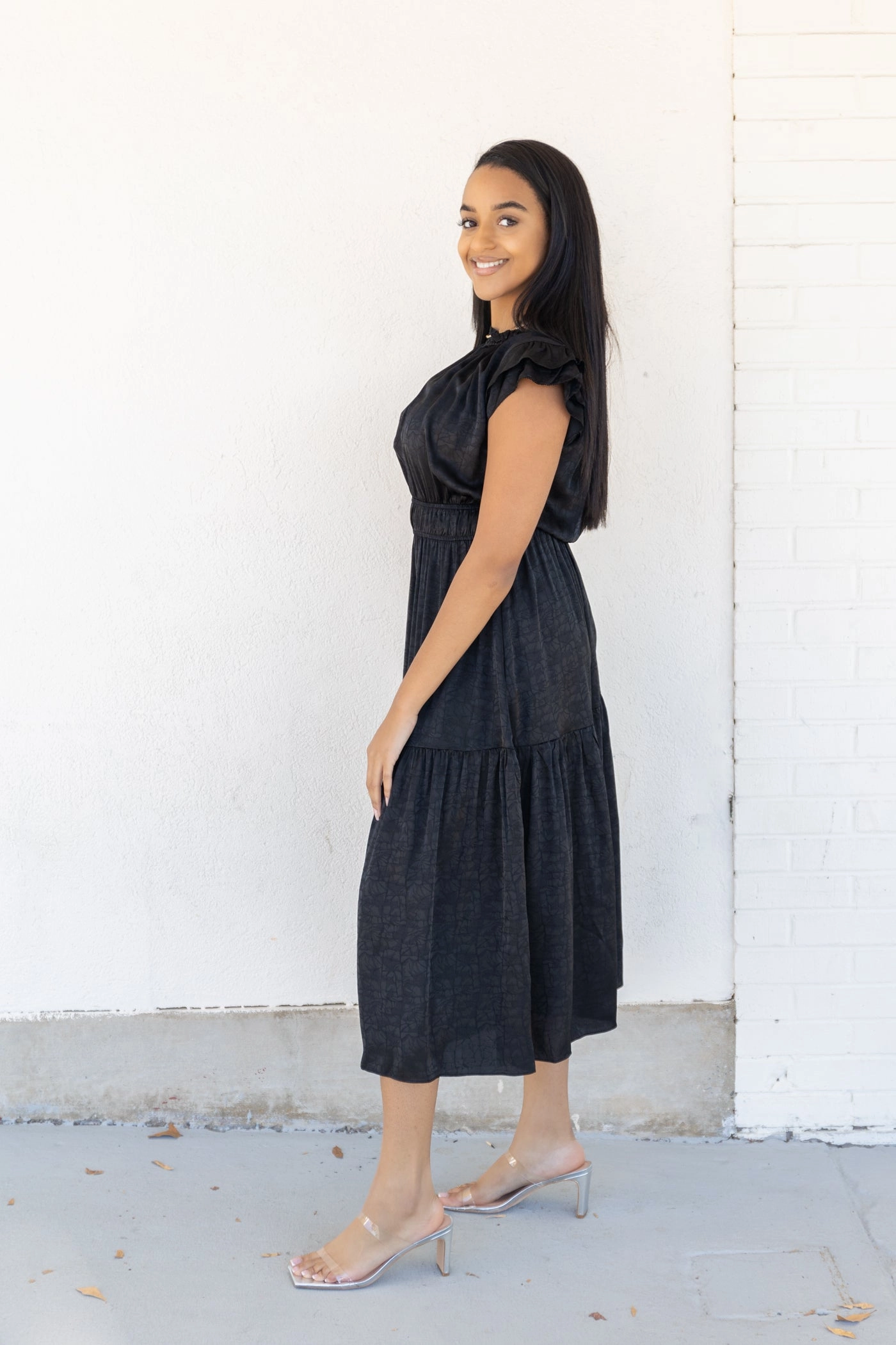 Anytime Fit DAHLIA BLACK DRESS