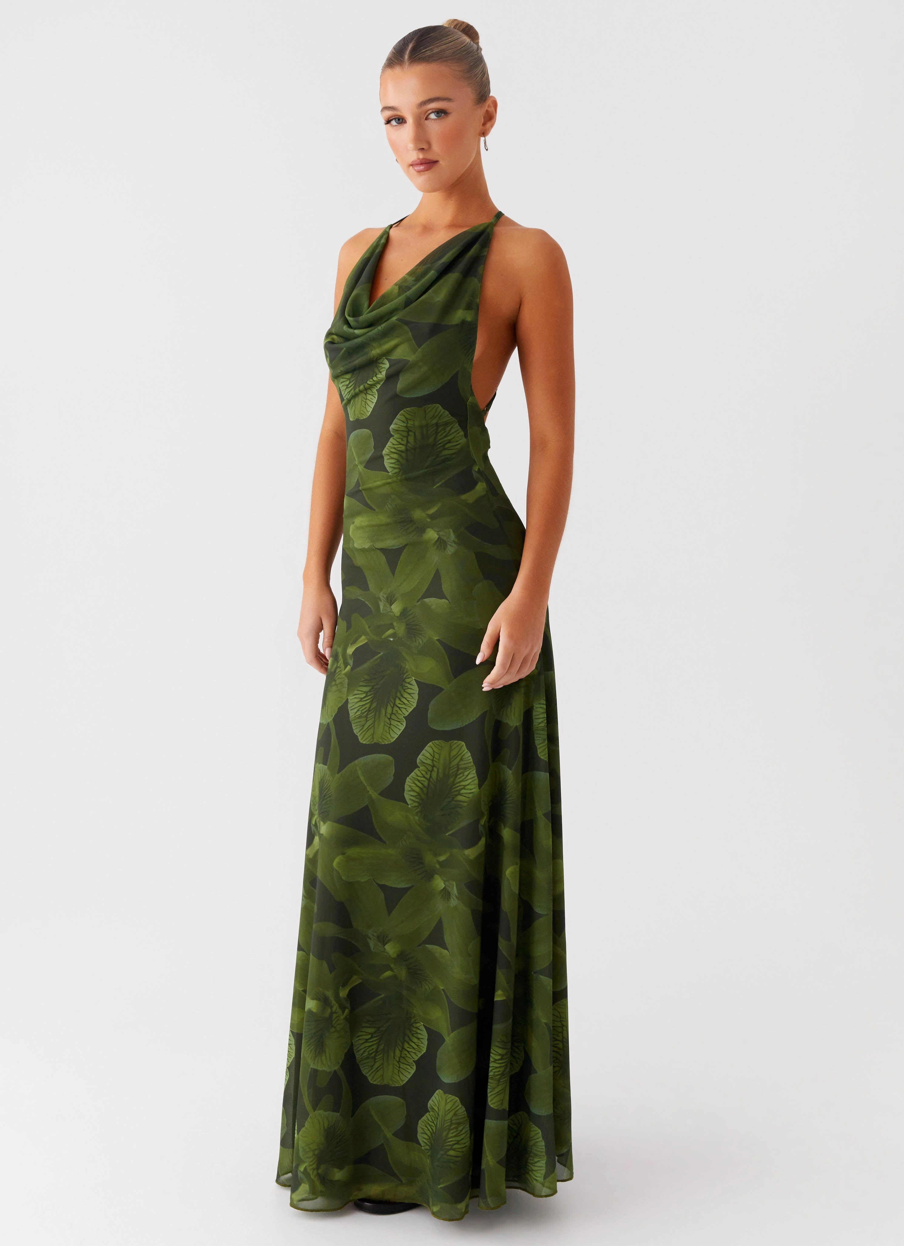 LightweightMaterial Dahliana Maxi Dress - Tropic Floral