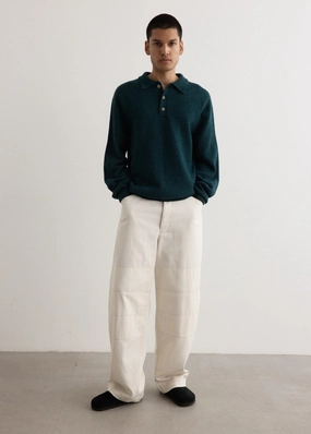 Minimalist Stitching Dance of the Polo Knit