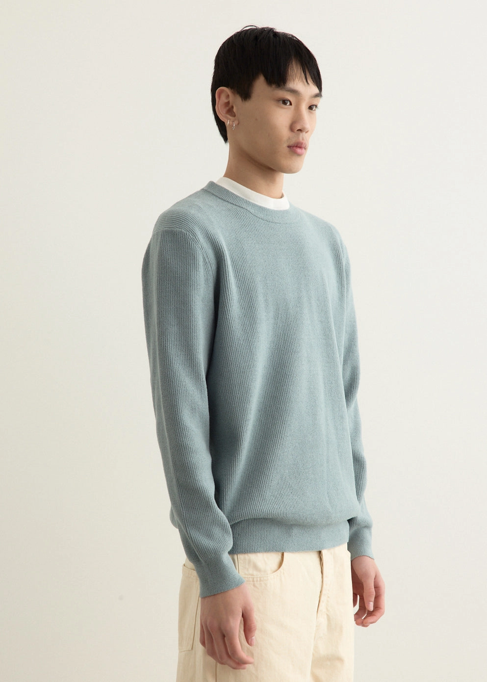 EcoFriendly Textile FineGauge Knit Danny Sweater