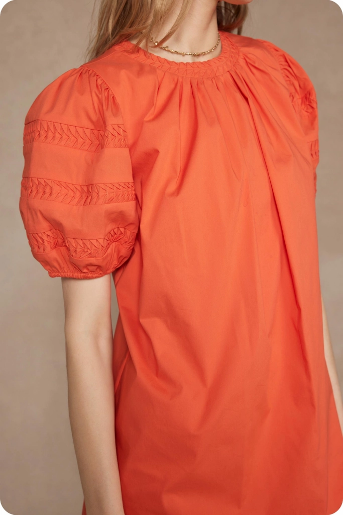 Daily Wear Darcy Puff Sleeve Mini Dress