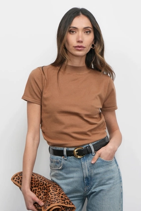 Chic Casual Wear Darcy Ruched Knit Top