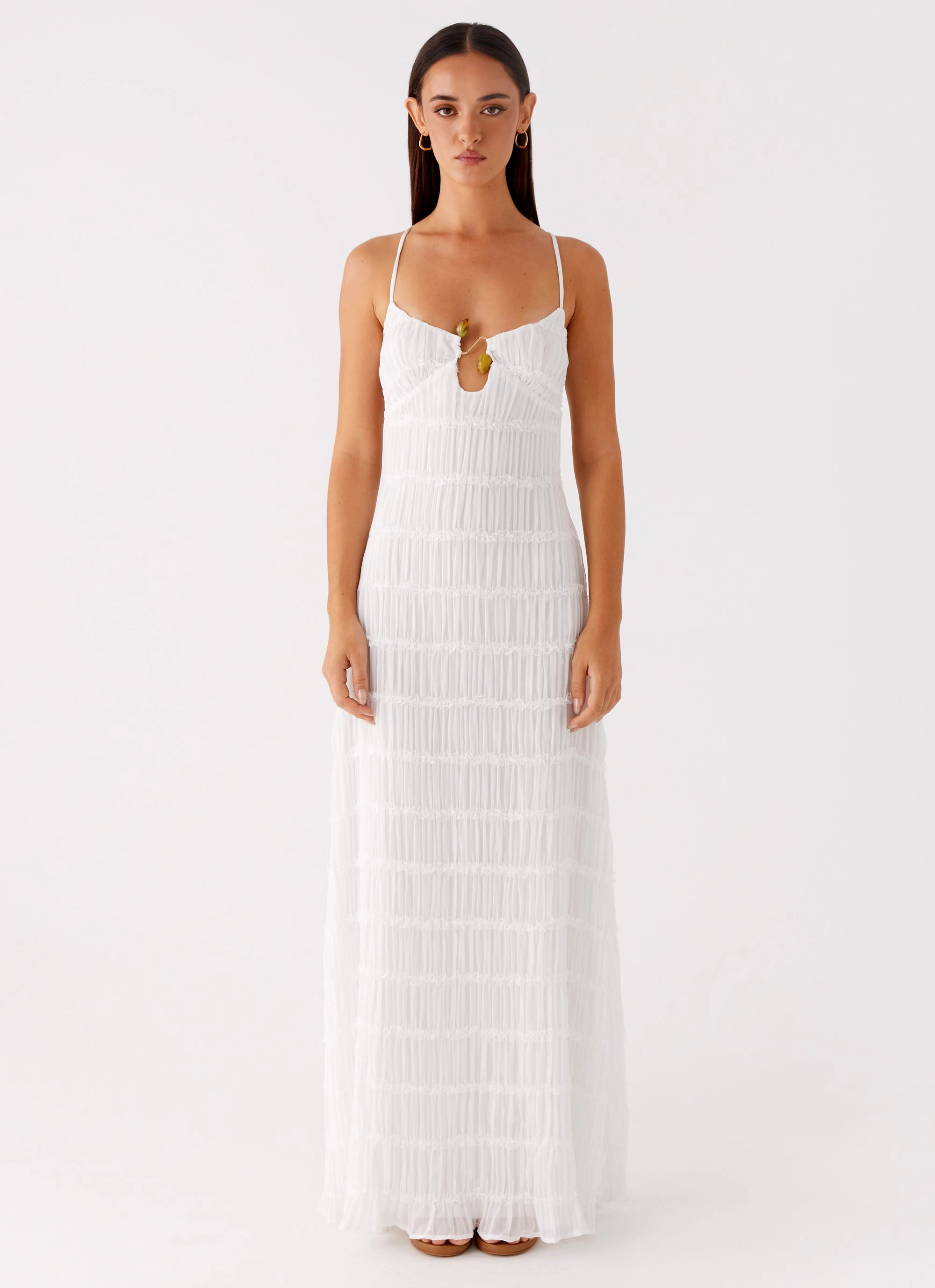 Darwin Maxi Dress - White Family Vibe Light Touch