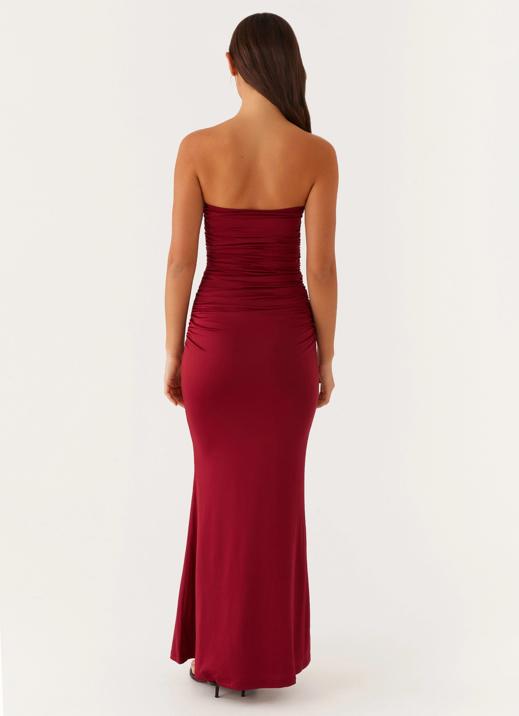 Rudy Maxi Dress - Maroon Chic Harmony