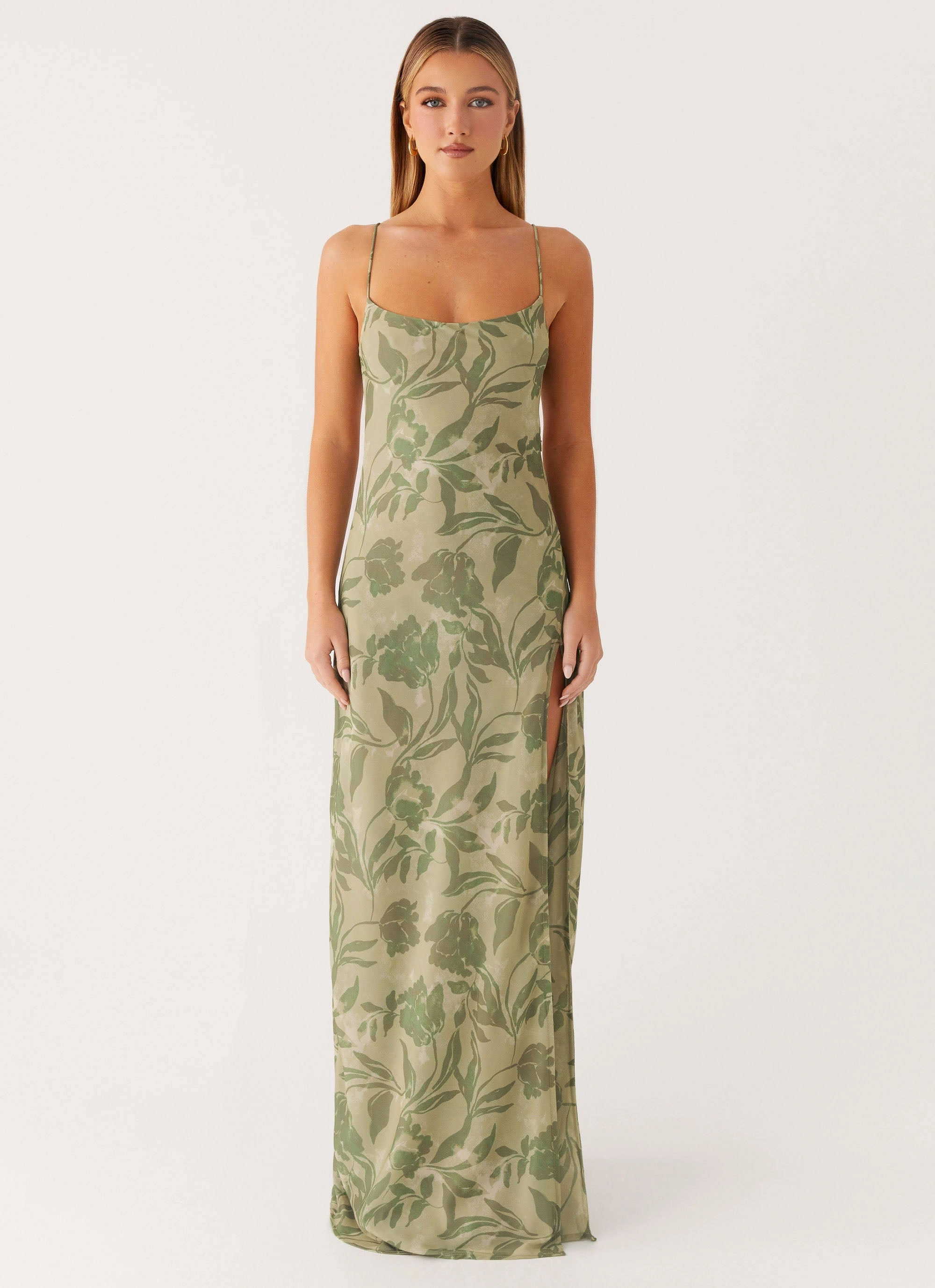 Event Mood Flowy casual dress Alouette Maxi Dress - Jade Fern