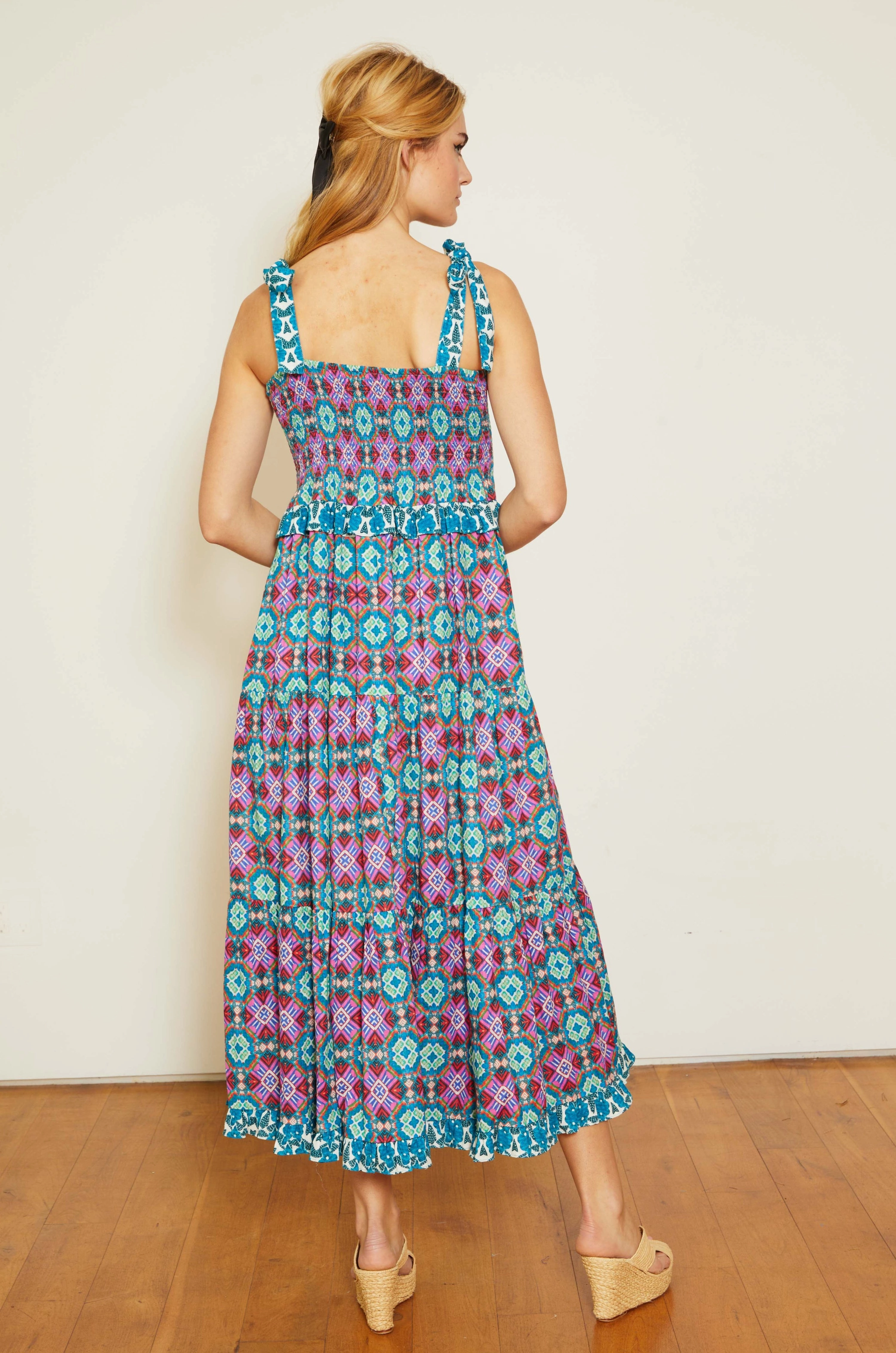 All Fit Style Delphine Dress in Kaleidoscope Batik