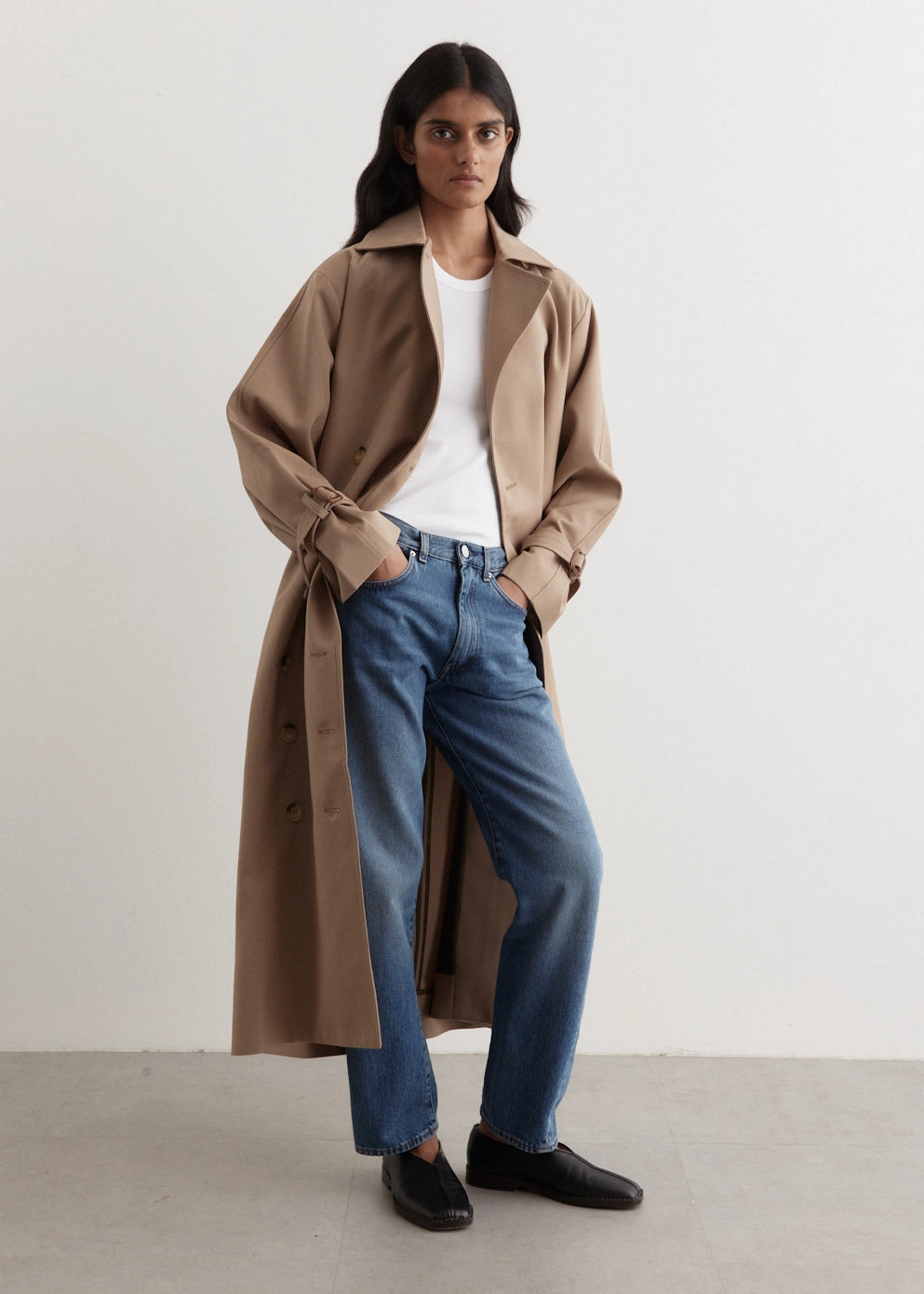 Signature Trench Coat ReflectiveDetails