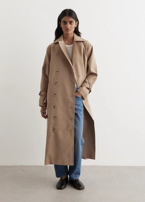 Slim Fit Styles Signature Trench Coat