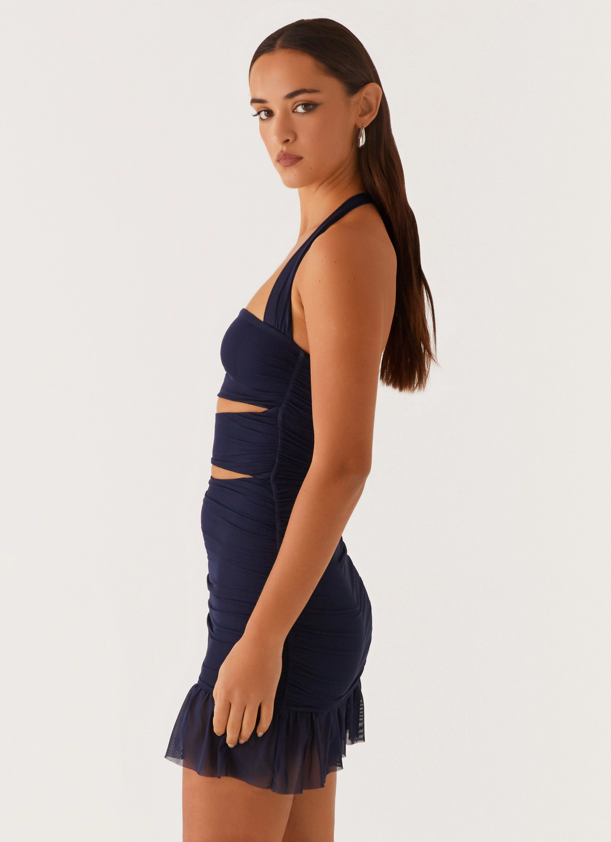 Devyn Mini Dress - Navy Cocktail-Party Comfort Look