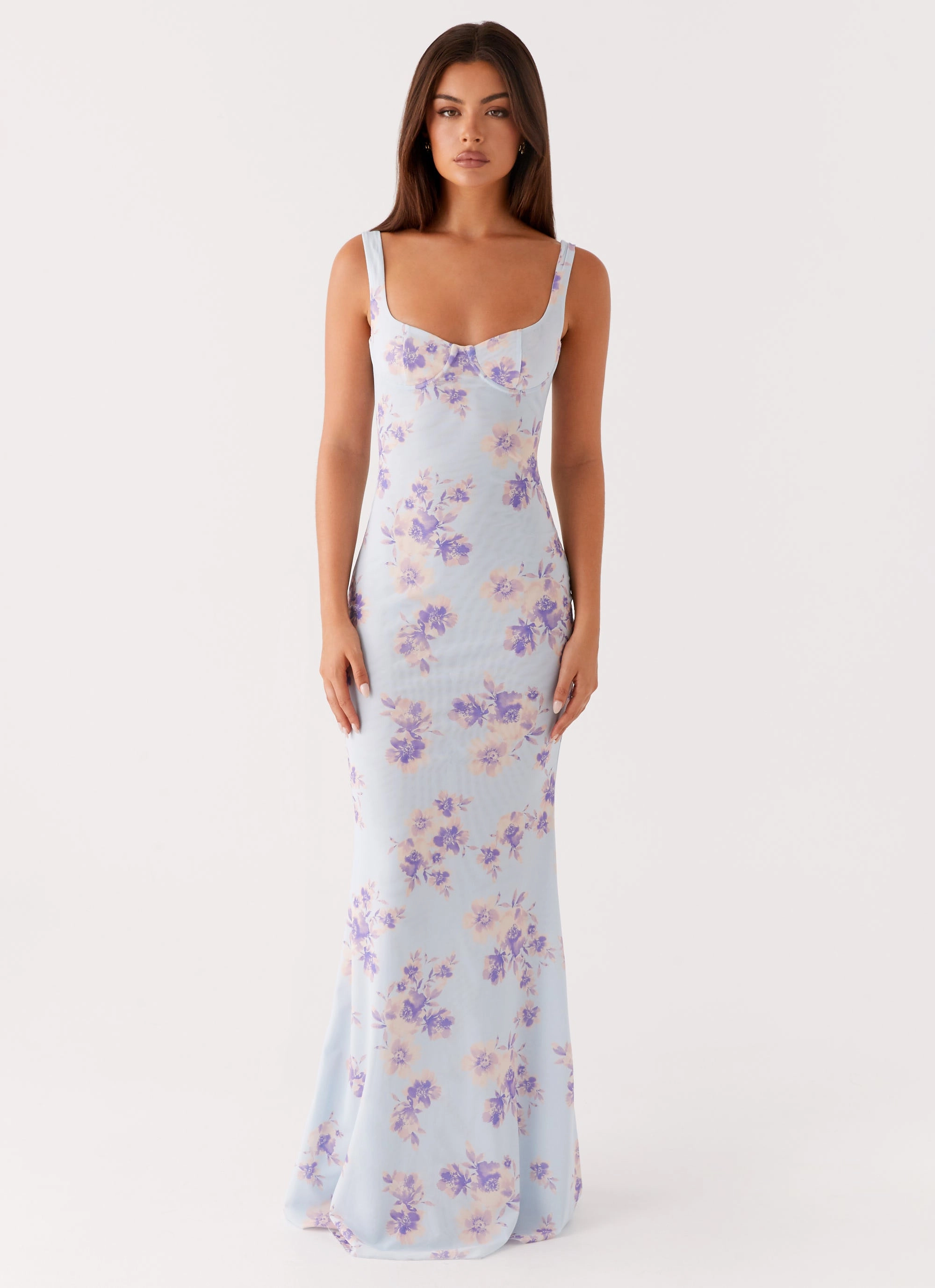 Charity Maxi Dress - Print Calm Beauty