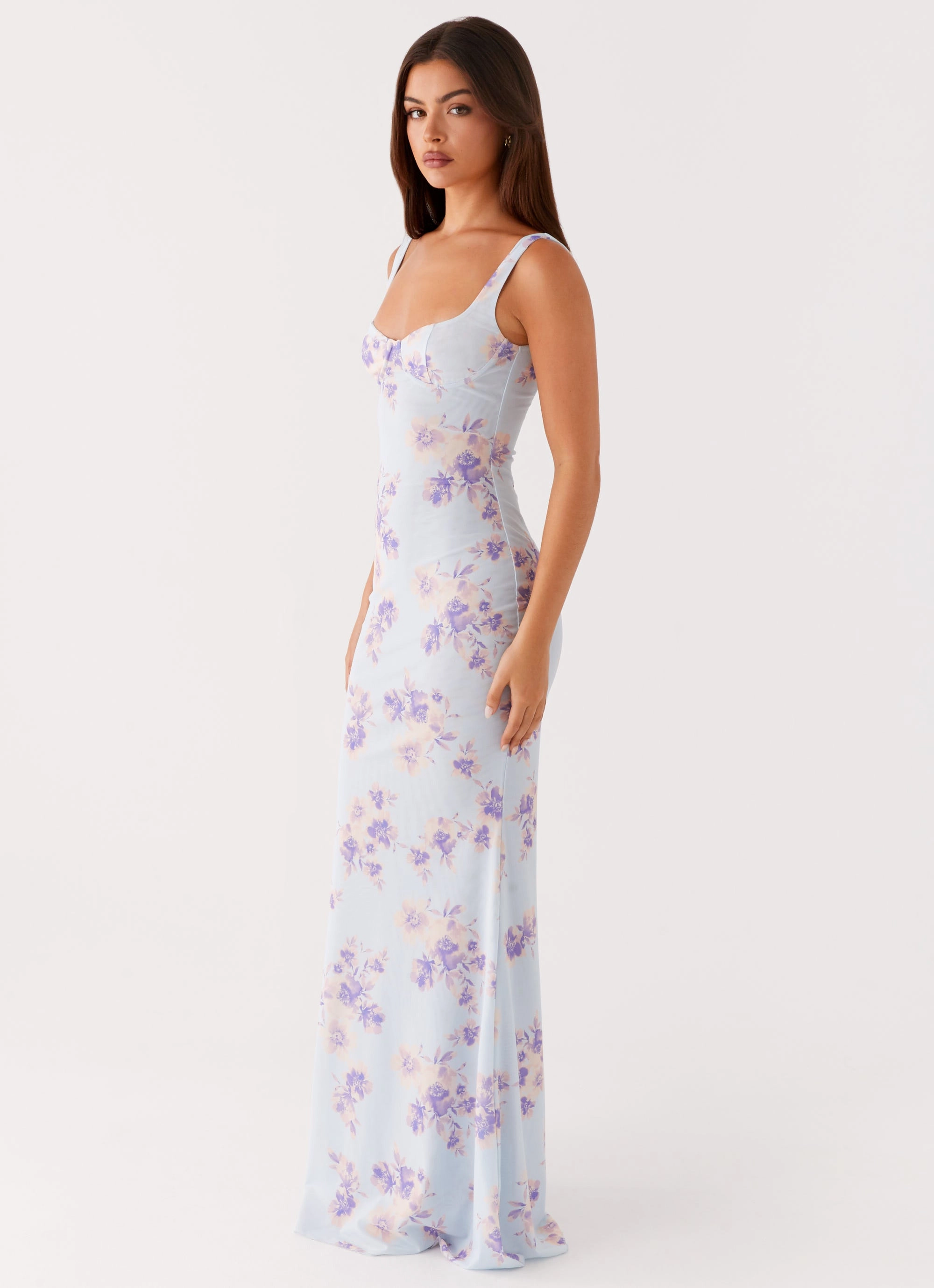 Flattering Style Fit Comfy Shape Charity Maxi Dress - Print